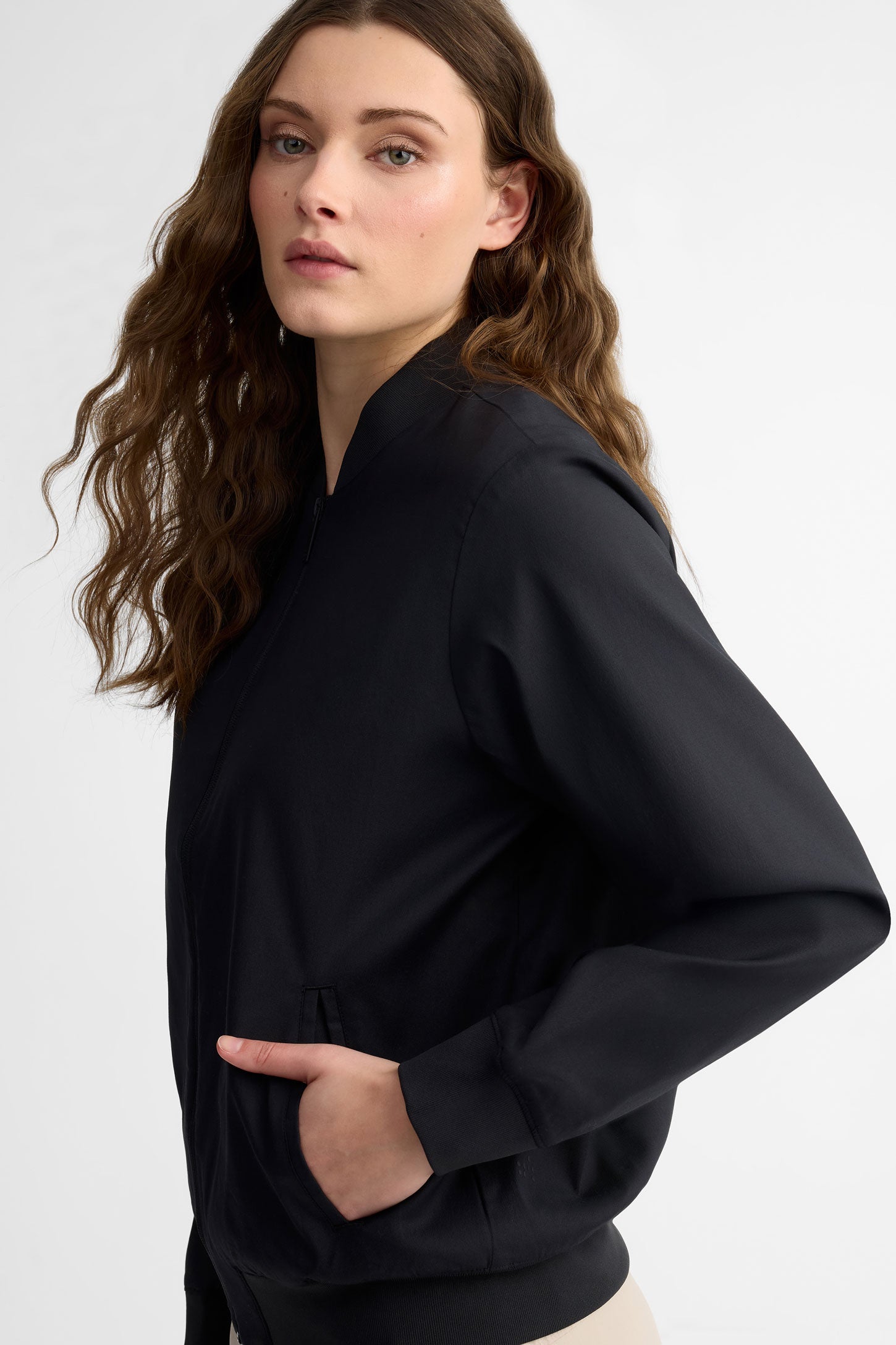 Veste bomber modal - Femme && GRIS FONCE