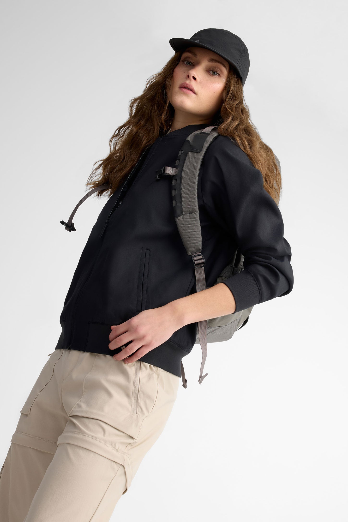 Veste bomber modal - Femme && GRIS FONCE