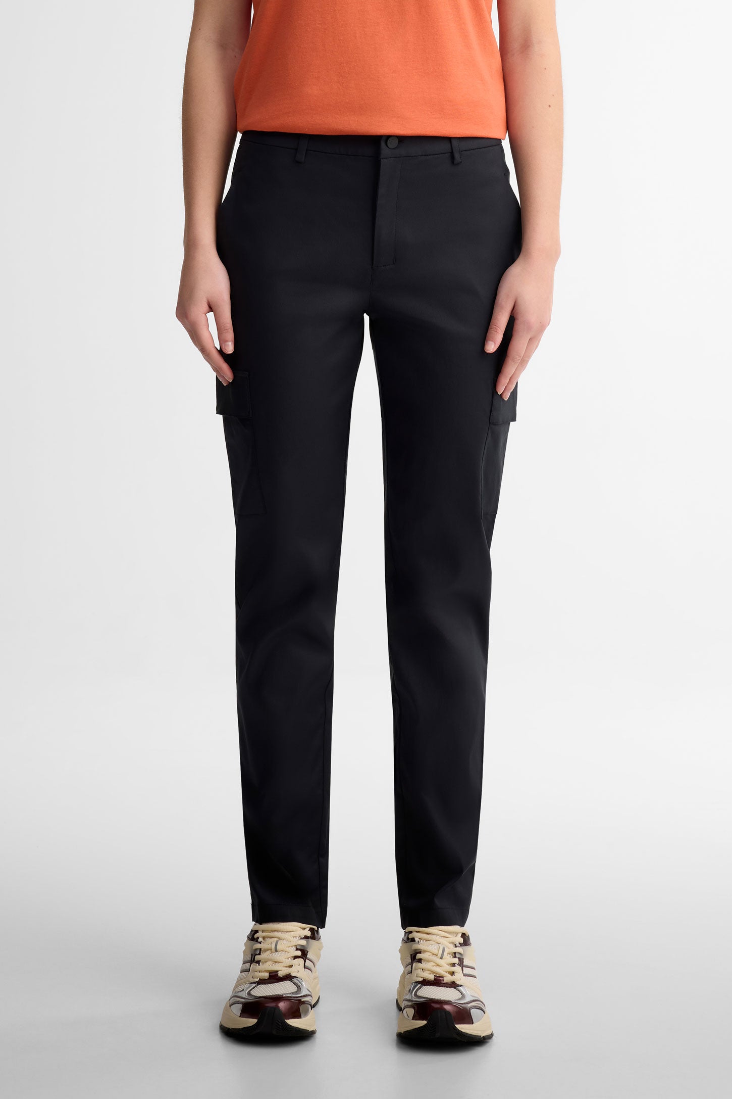 Pantalon jambe étroite BM - Femme && GRIS FONCE