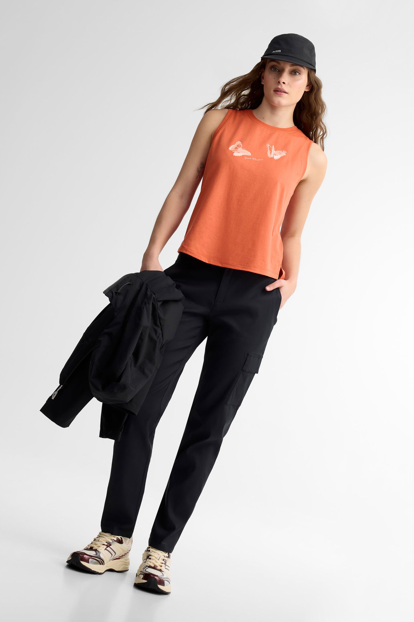 Pantalon jambe étroite BM - Femme && GRIS FONCE