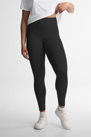 Legging taille haute athlétique - Femme && NOIR