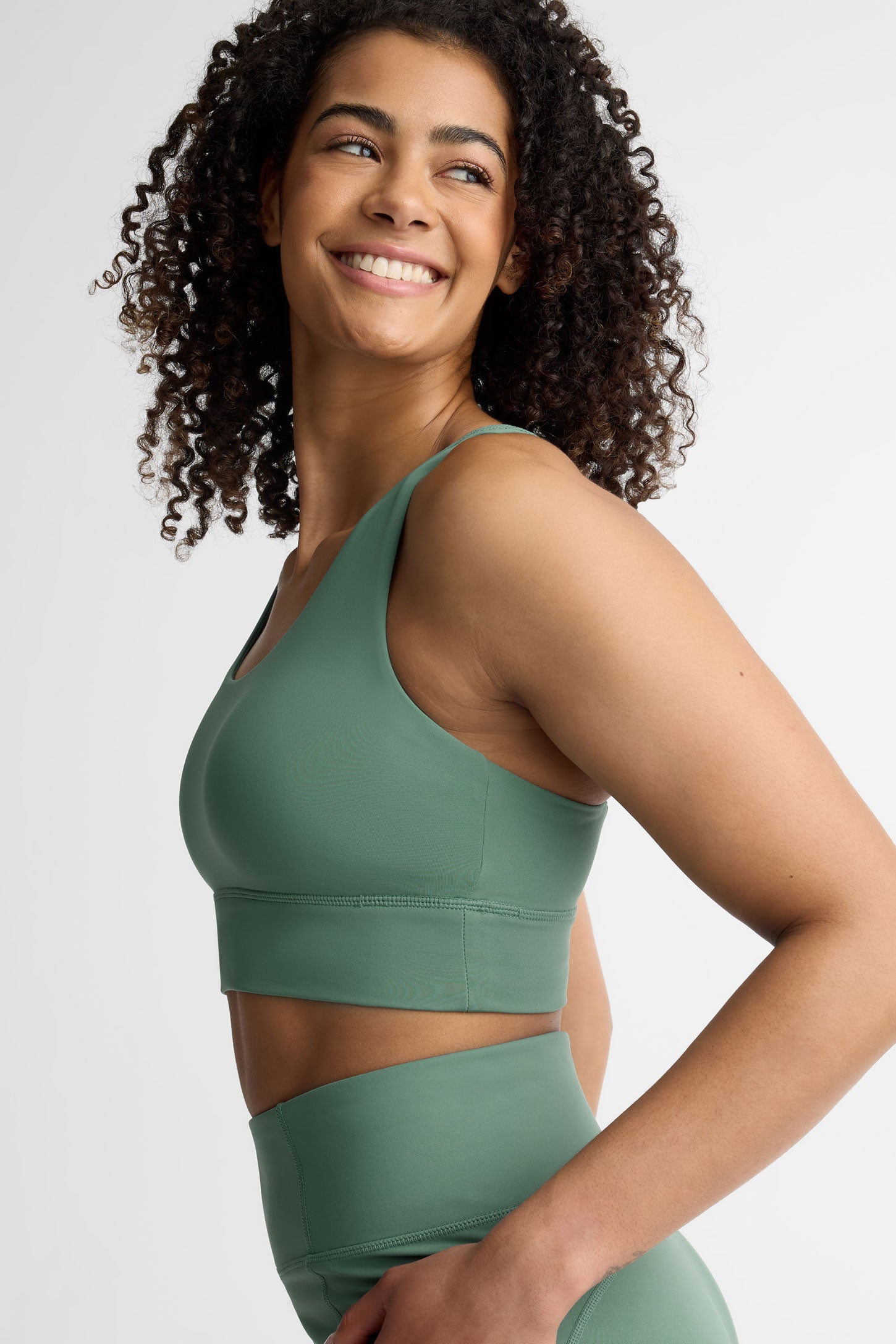 Soutien-gorge athlétique - Femme && VERT