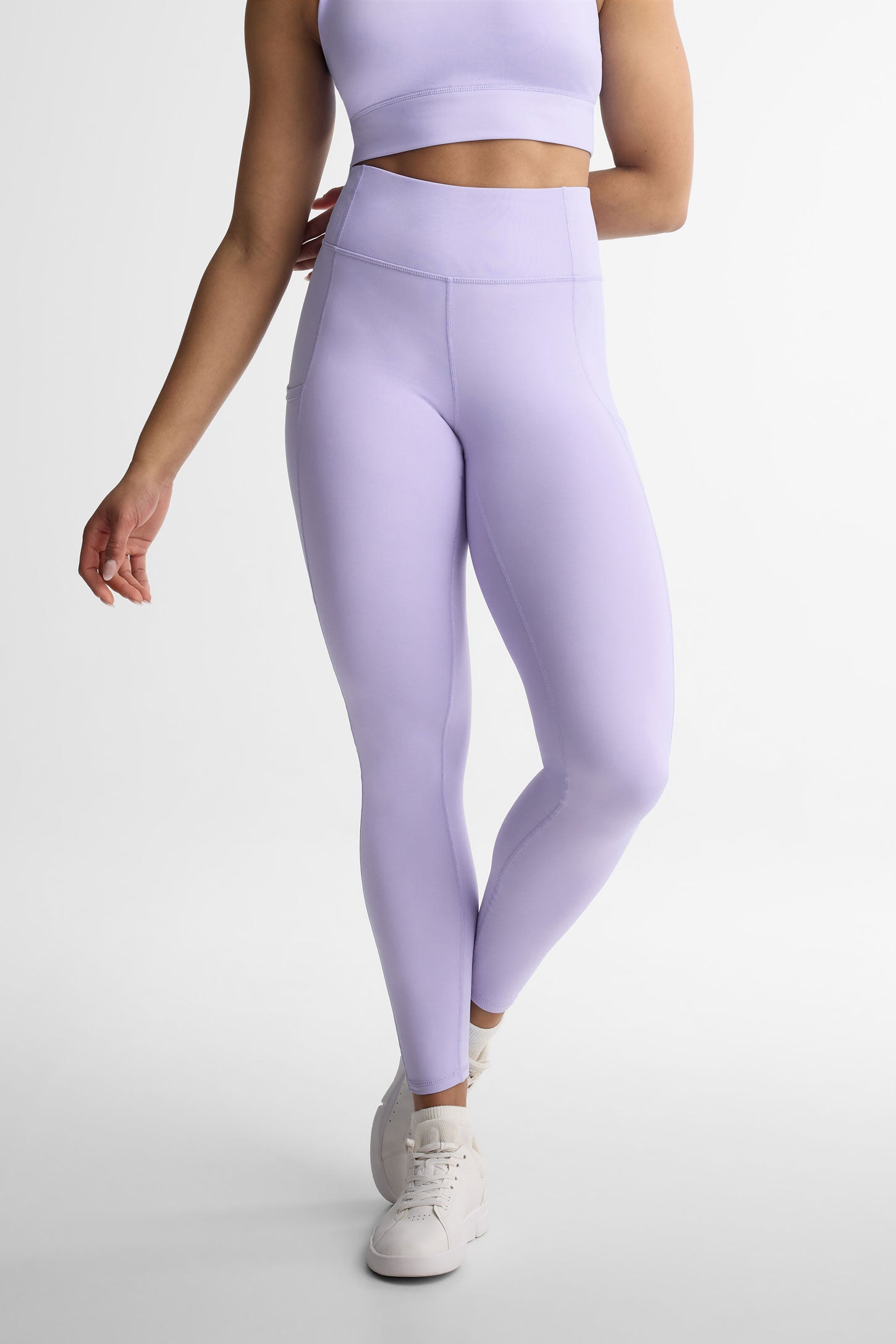 Legging taille haute athlétique - Femme && BLEU