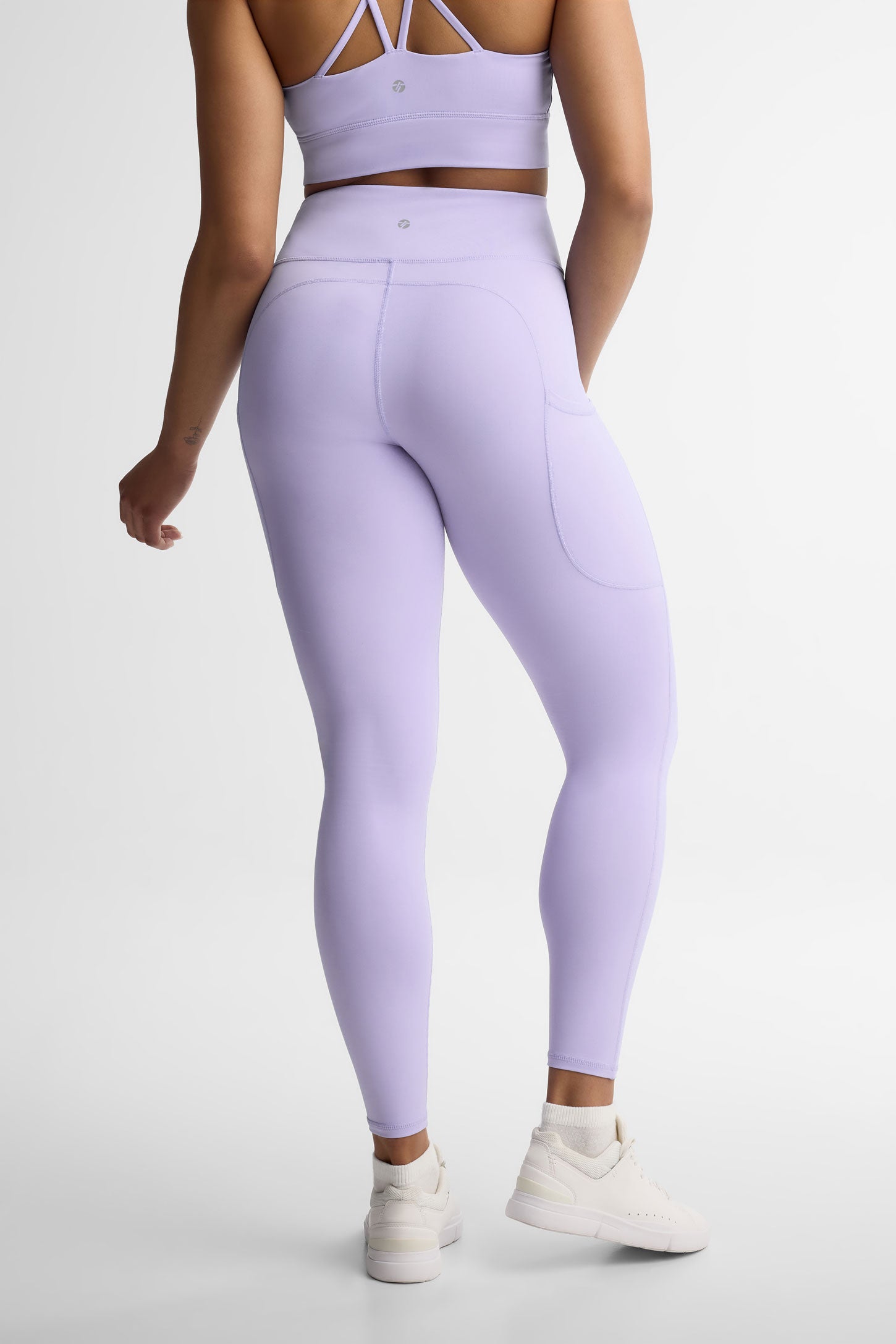Legging taille haute athlétique - Femme && BLEU
