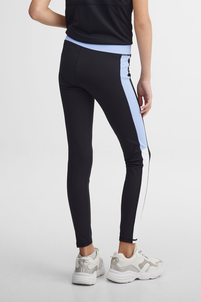 Legging athlétique taille haute - Ado fille && NOIR