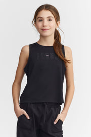 Camisole muscle - Ado fille && NOIR