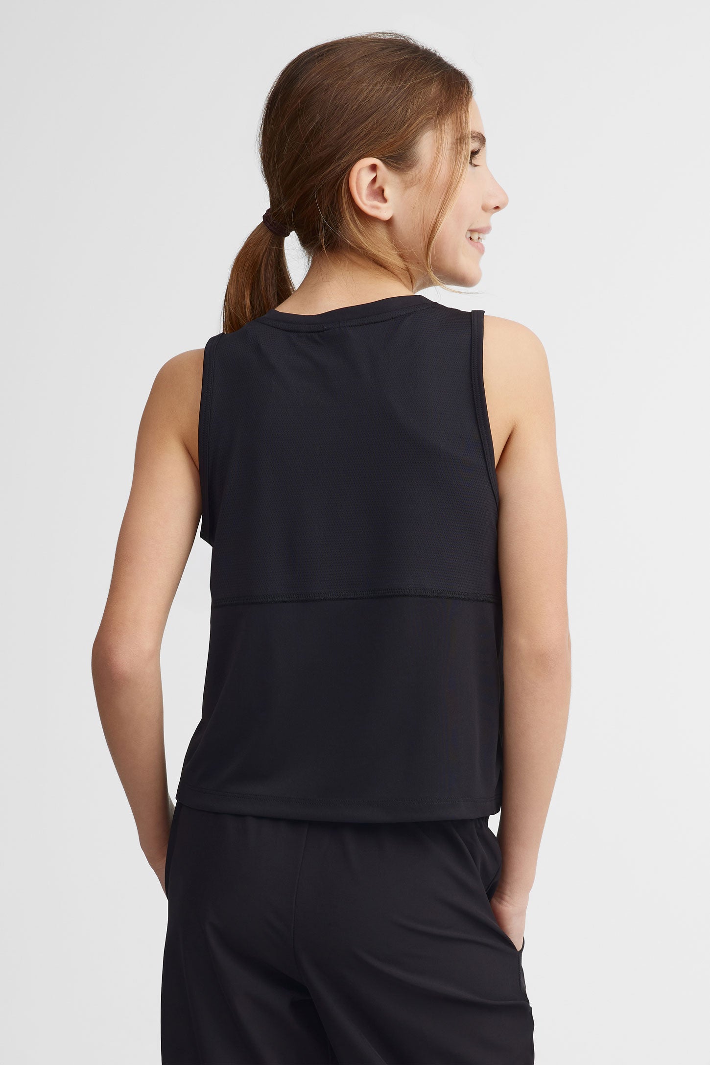 Camisole muscle - Ado fille && NOIR