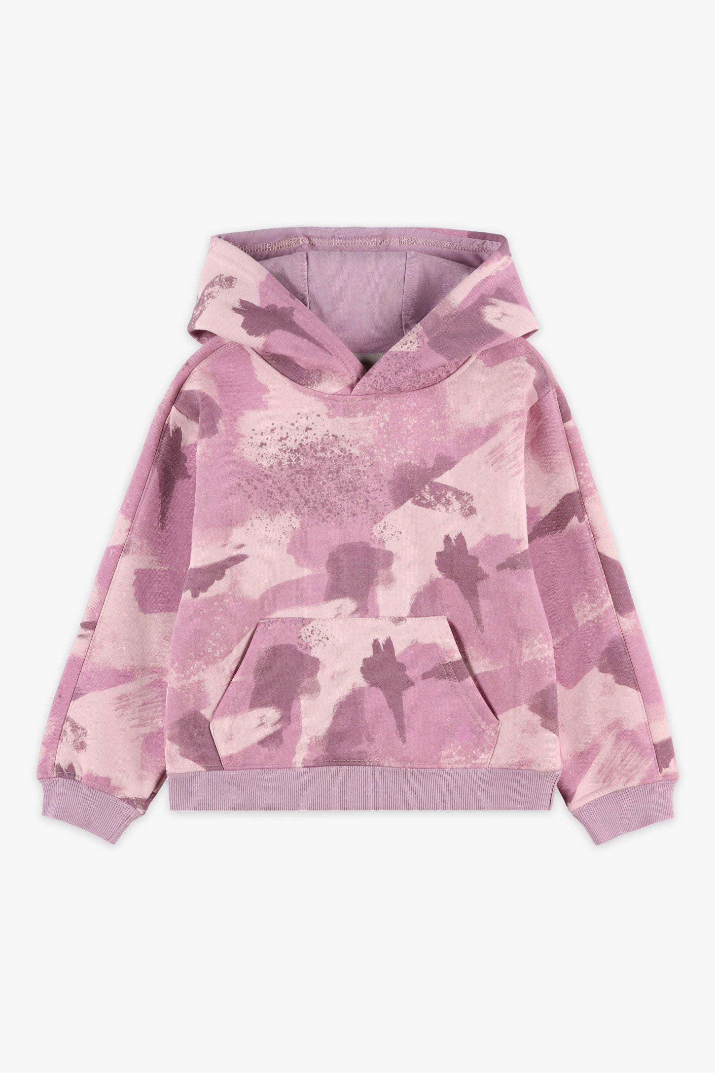 Chandail à capuchon athlétique - Enfant fille && ROSE MULTI