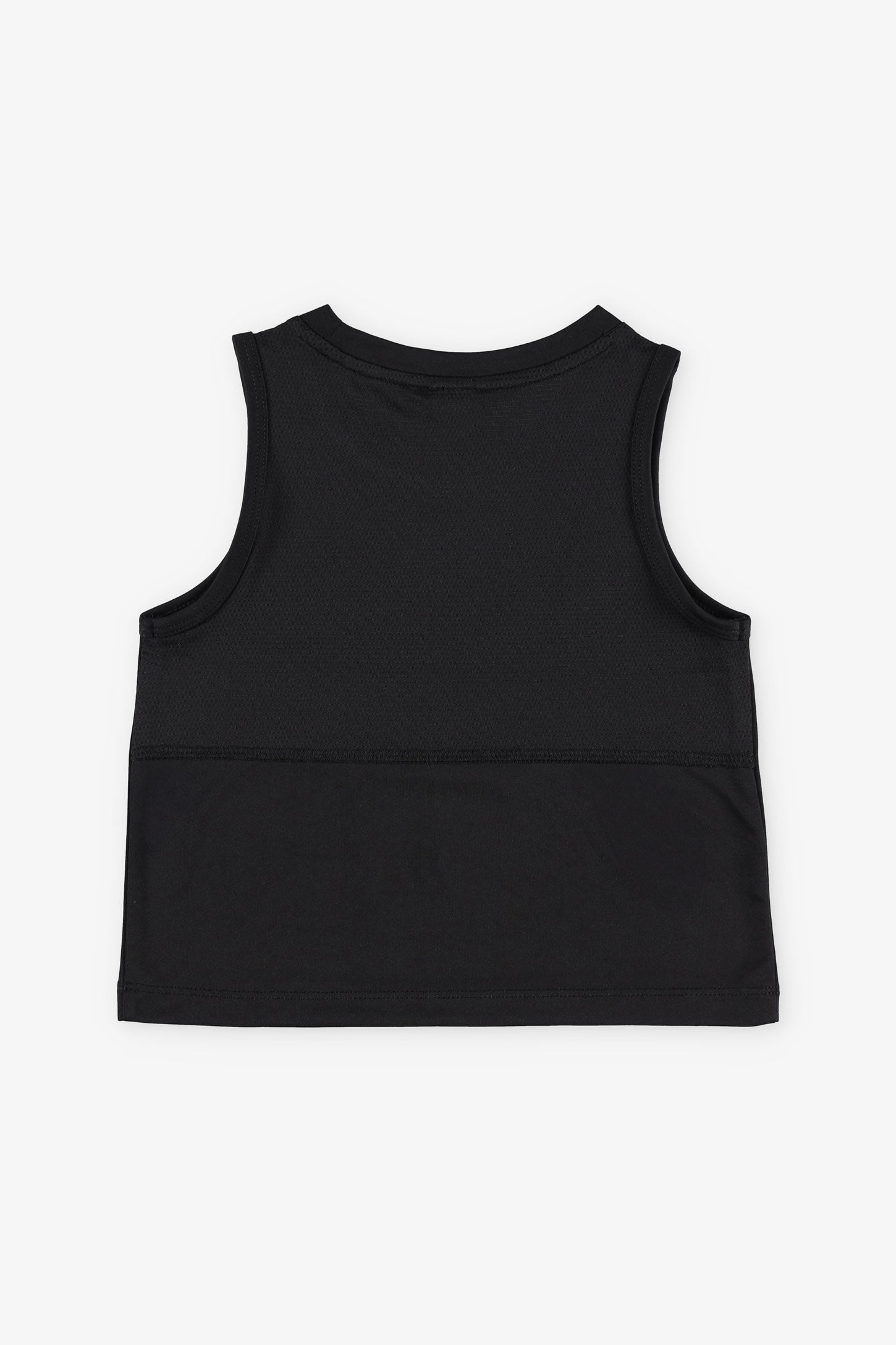 Camisole muscle athlétique - Enfant fille && NOIR