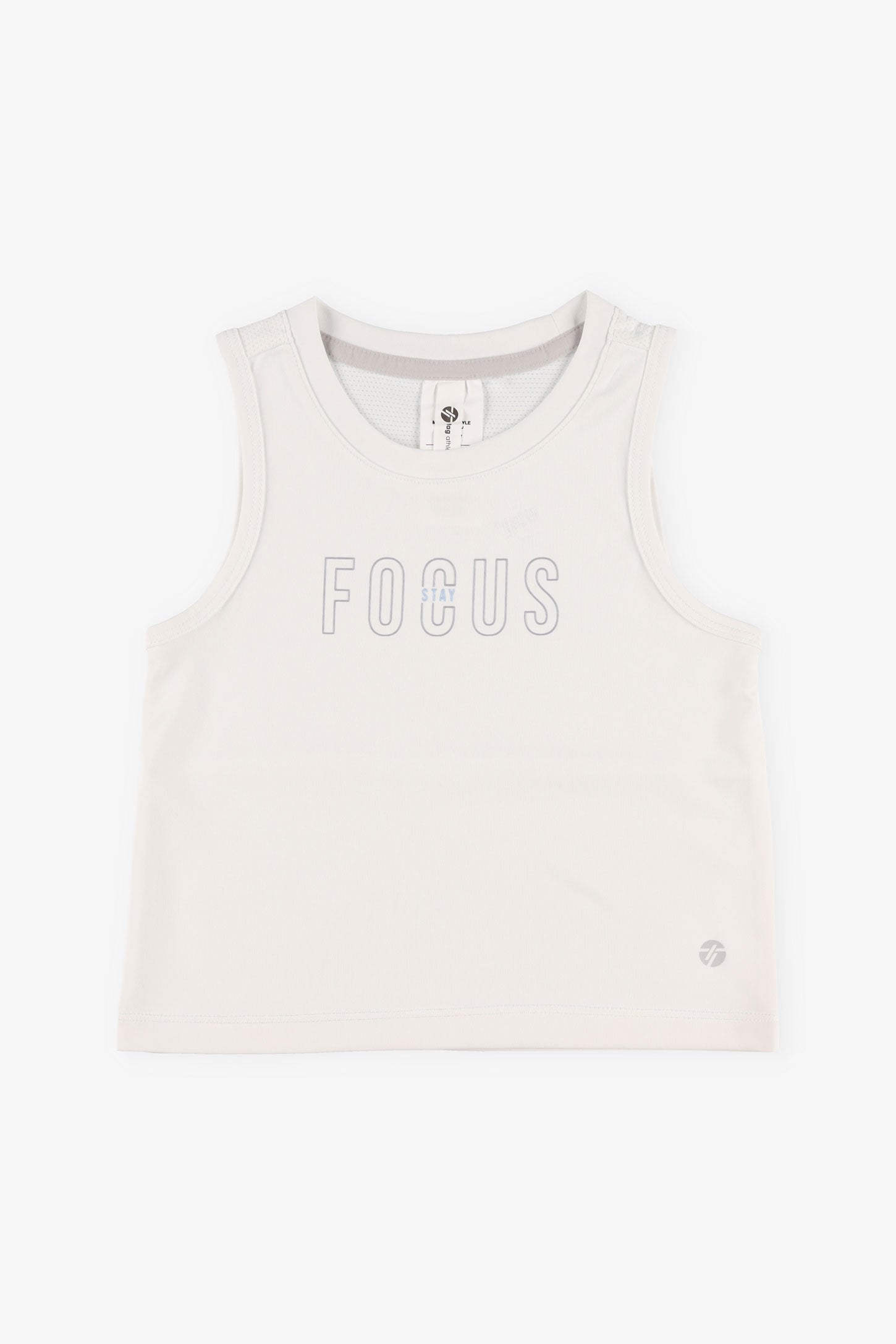 Camisole muscle athlétique - Enfant fille && BLANC