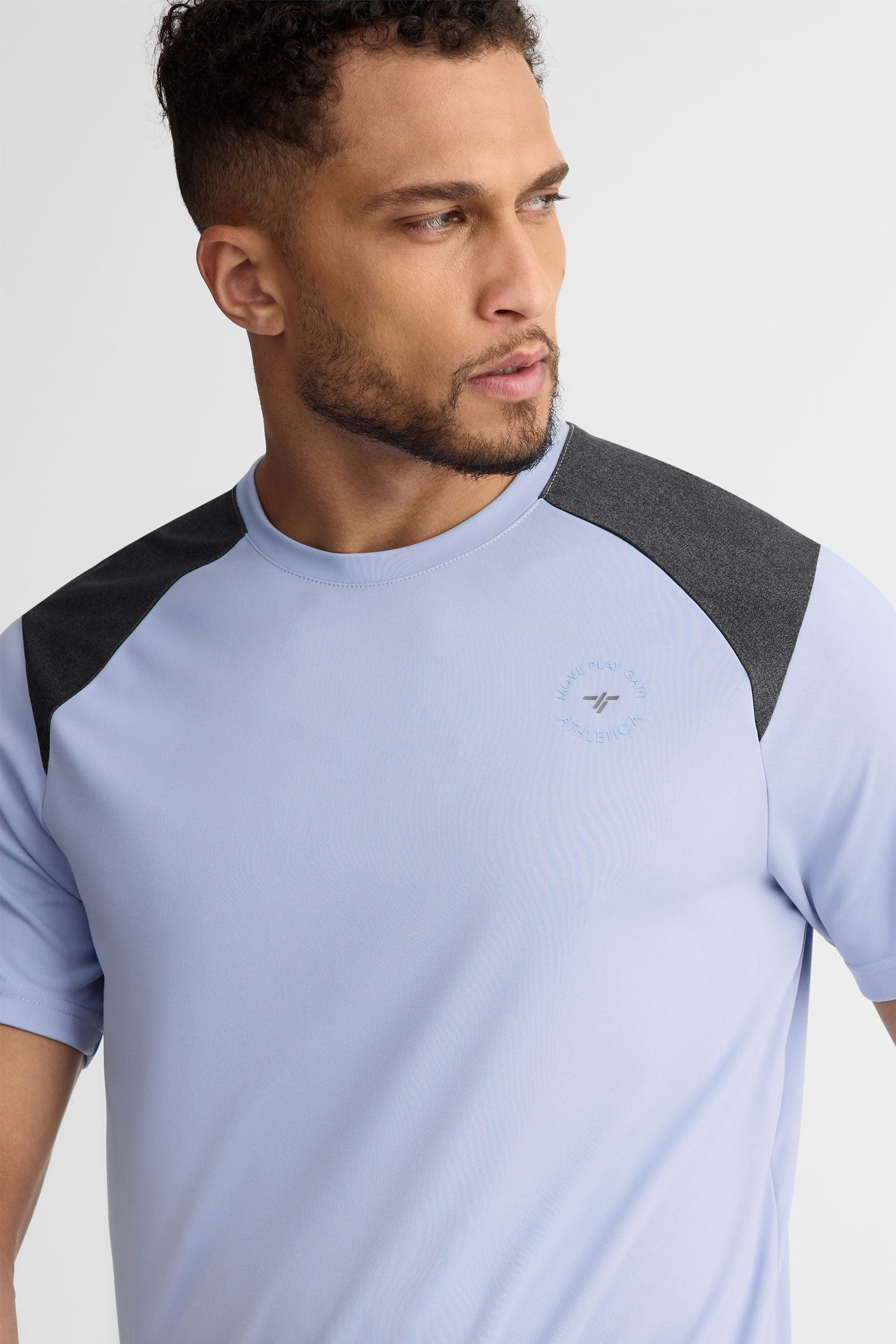 T-shirt athlétique - Homme && BLEU