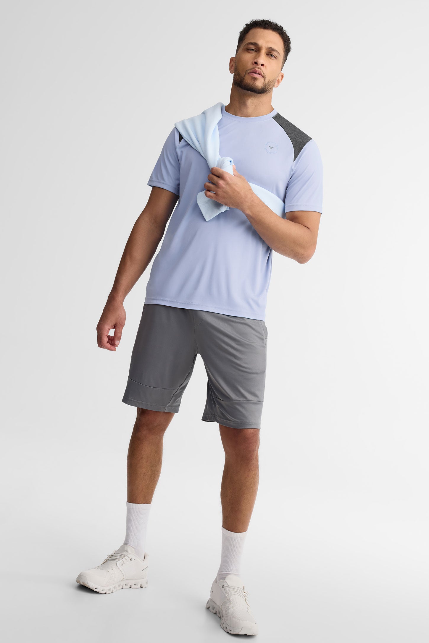 T-shirt athlétique - Homme && BLEU