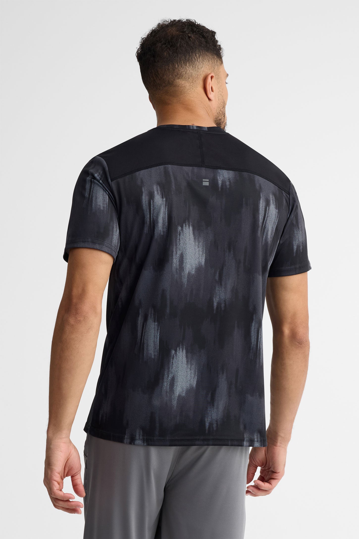T-shirt athlétique - Homme && NOIR/MULTI