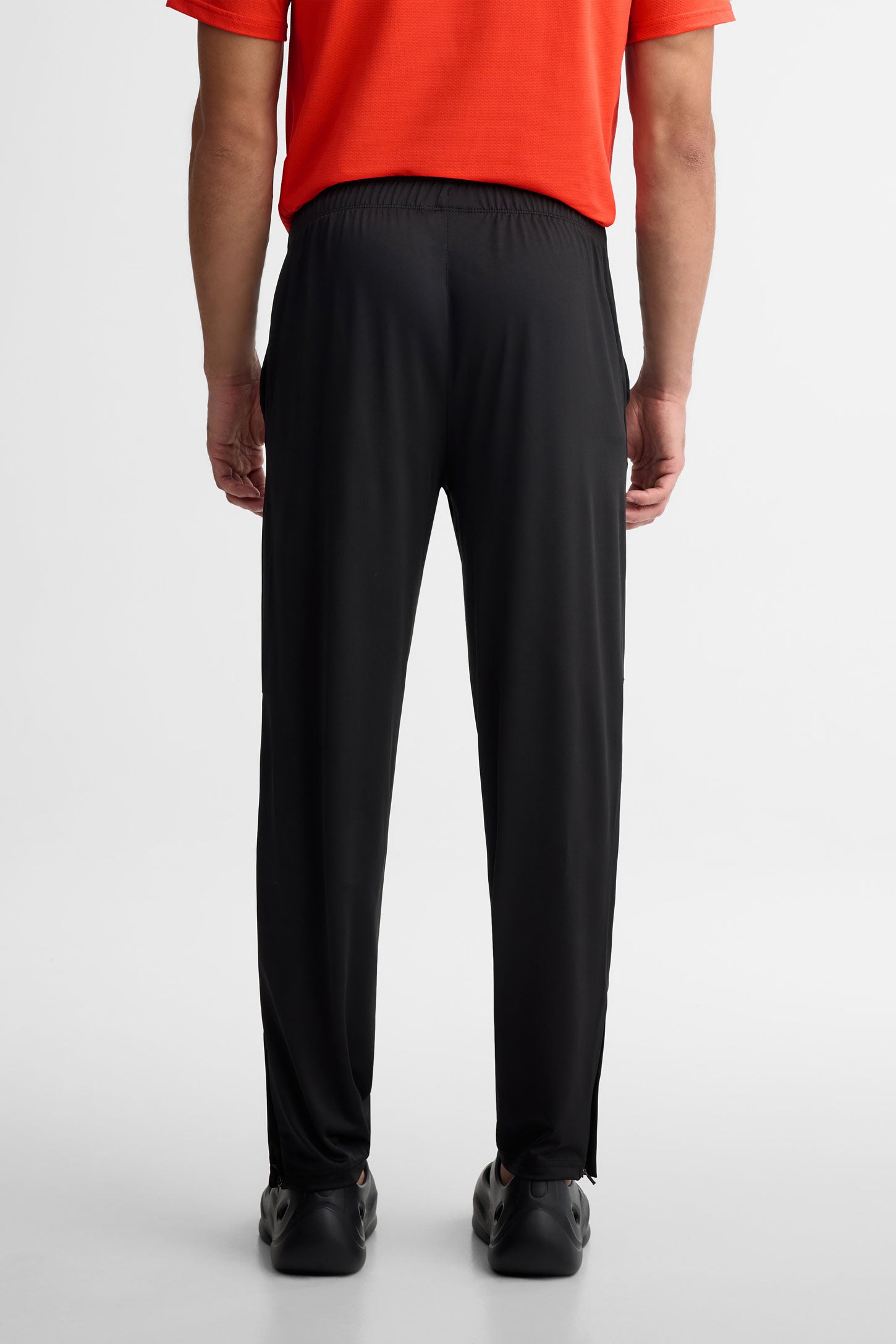 Pantalon jambe droite athlétique - Homme && NOIR