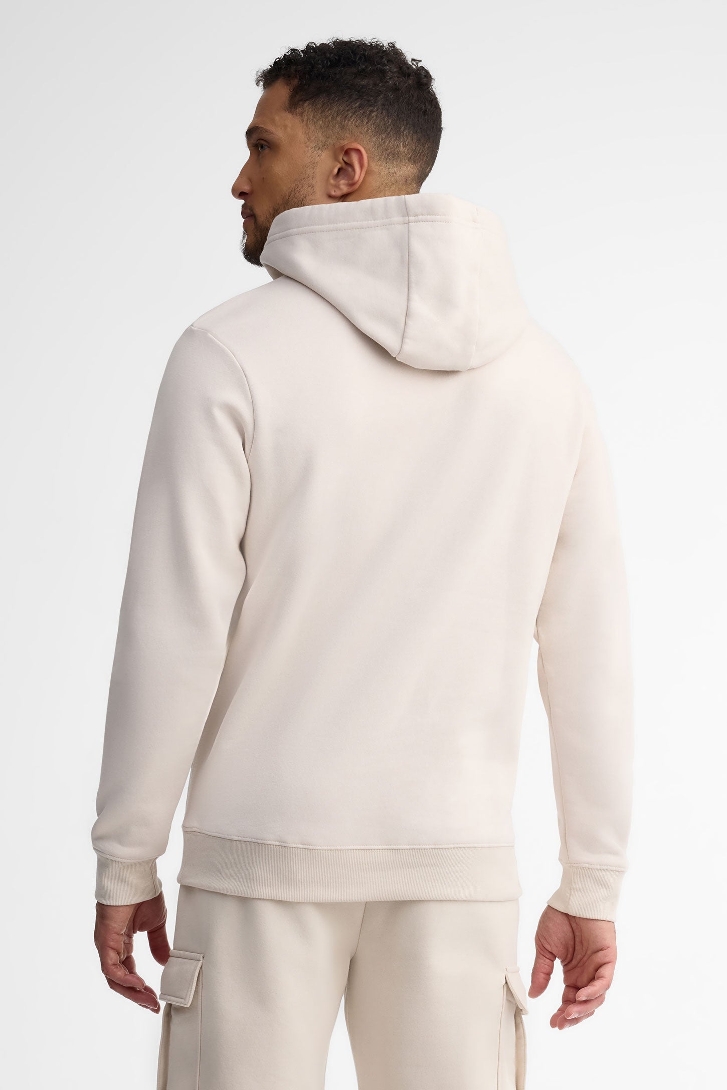 Chandail à capuchon athlétique - Homme && BEIGE