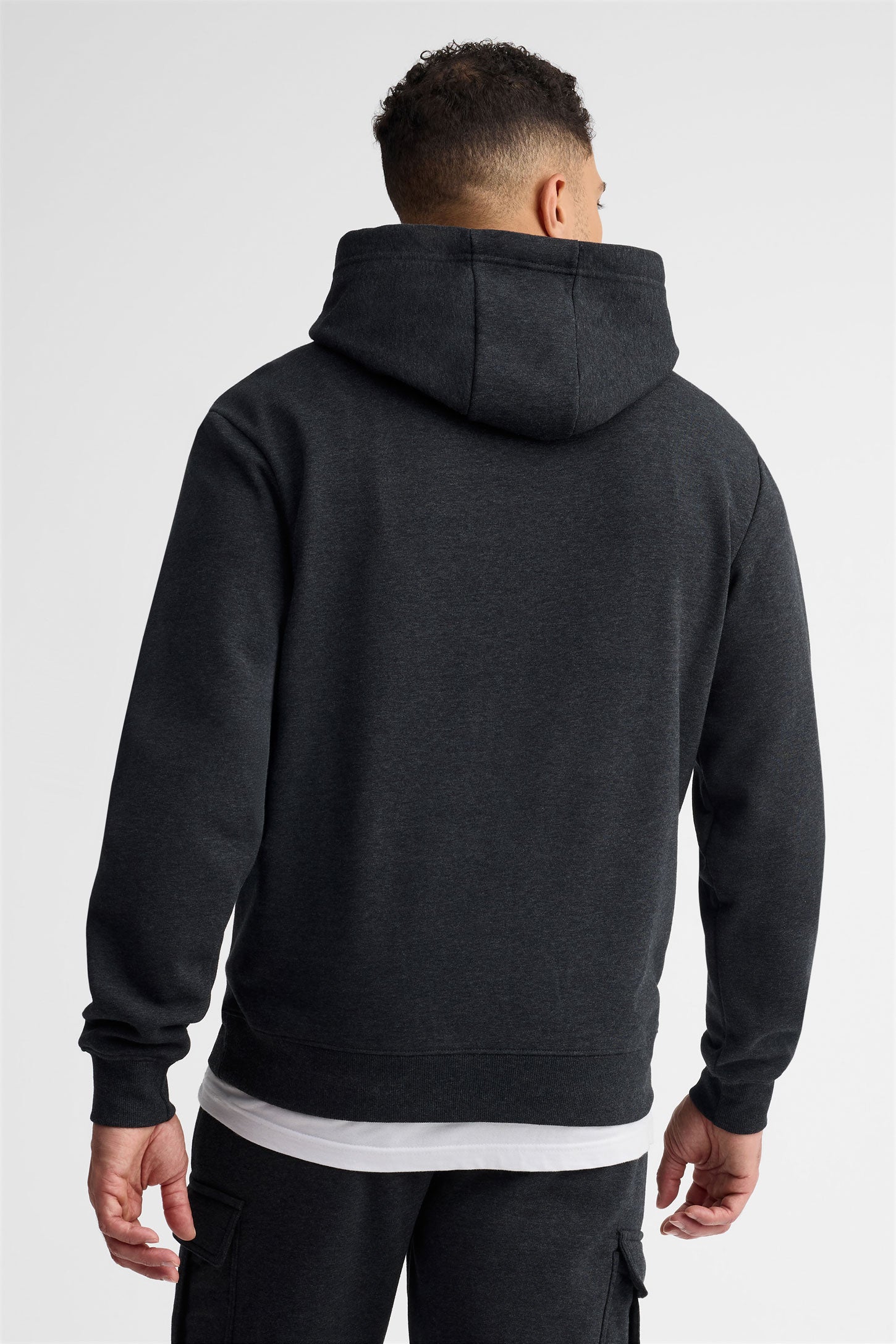 Chandail à capuchon athlétique - Homme && GRIS MIXTE