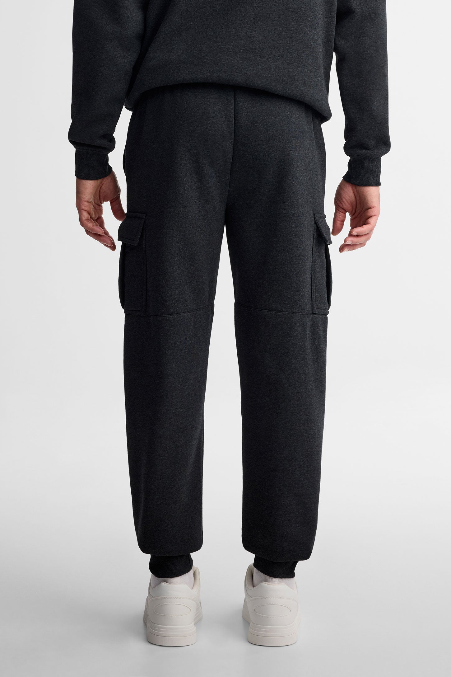 Pantalon jogger cargo athlétique - Homme && GRIS MIXTE