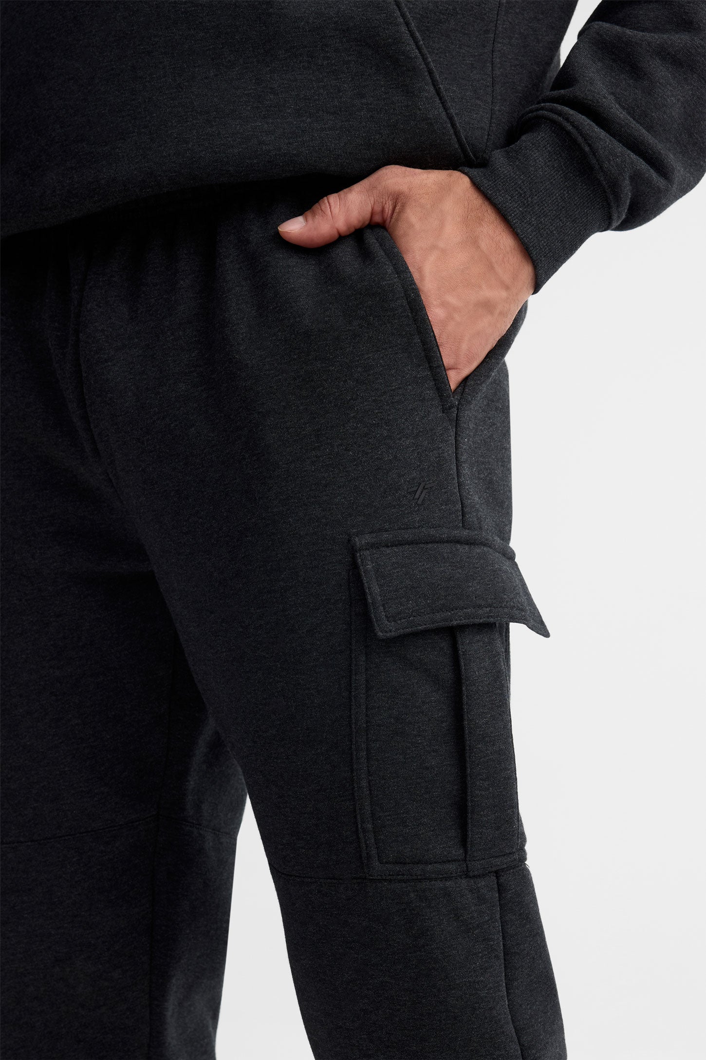 Pantalon jogger cargo athlétique - Homme && GRIS MIXTE
