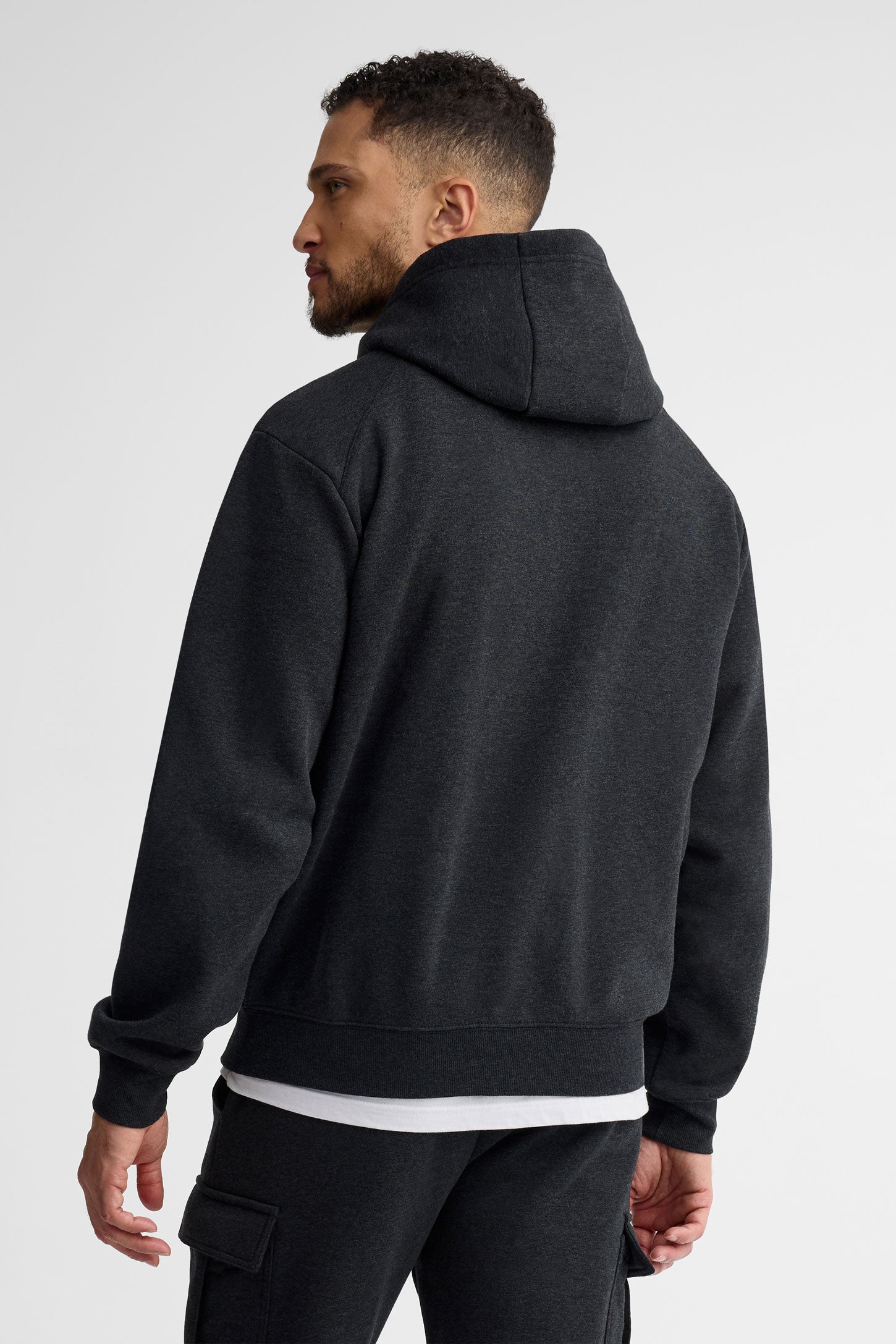 Veste à capuchon athlétique - Homme && GRIS MIXTE