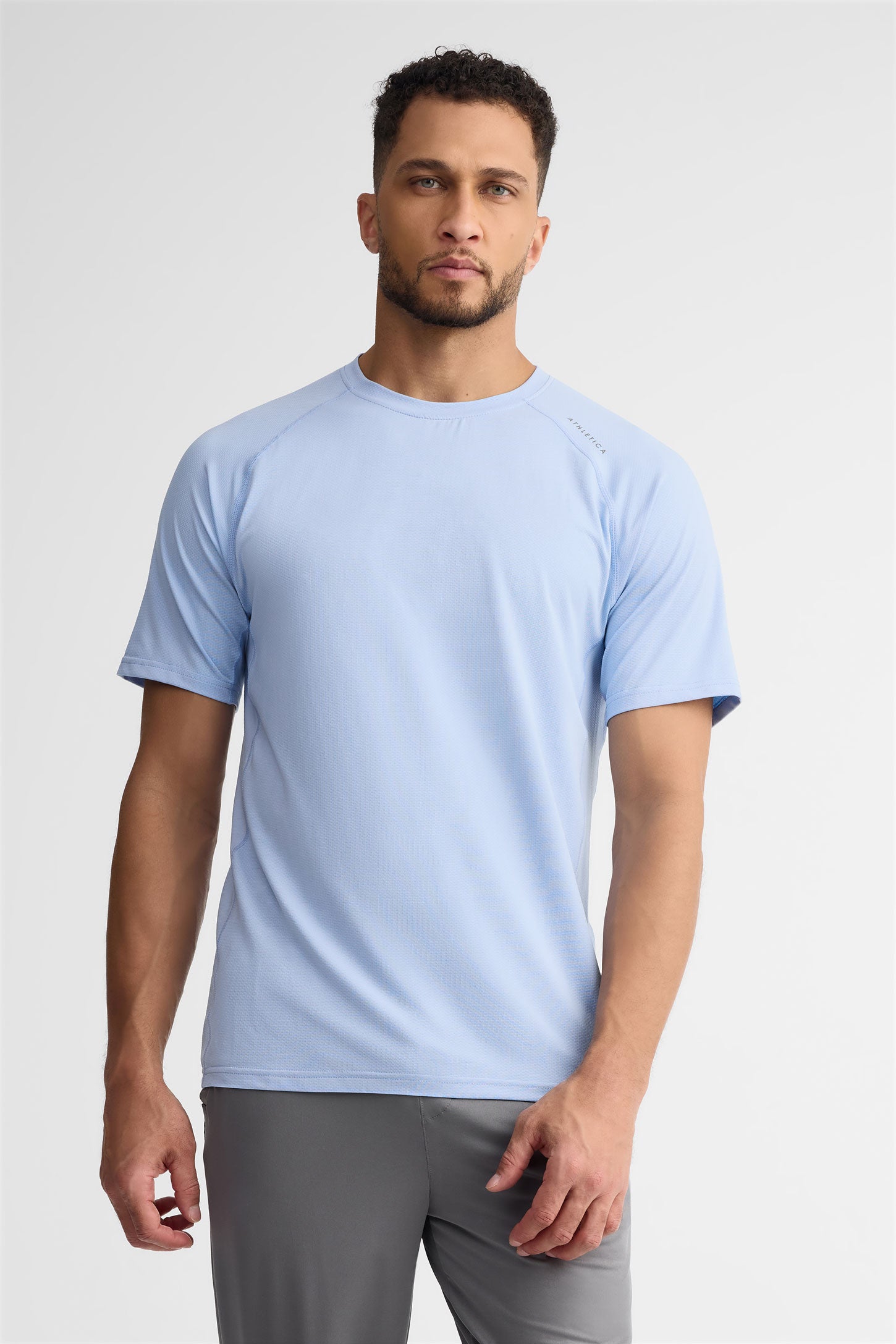 T-shirt athlétique - Homme && BLEU