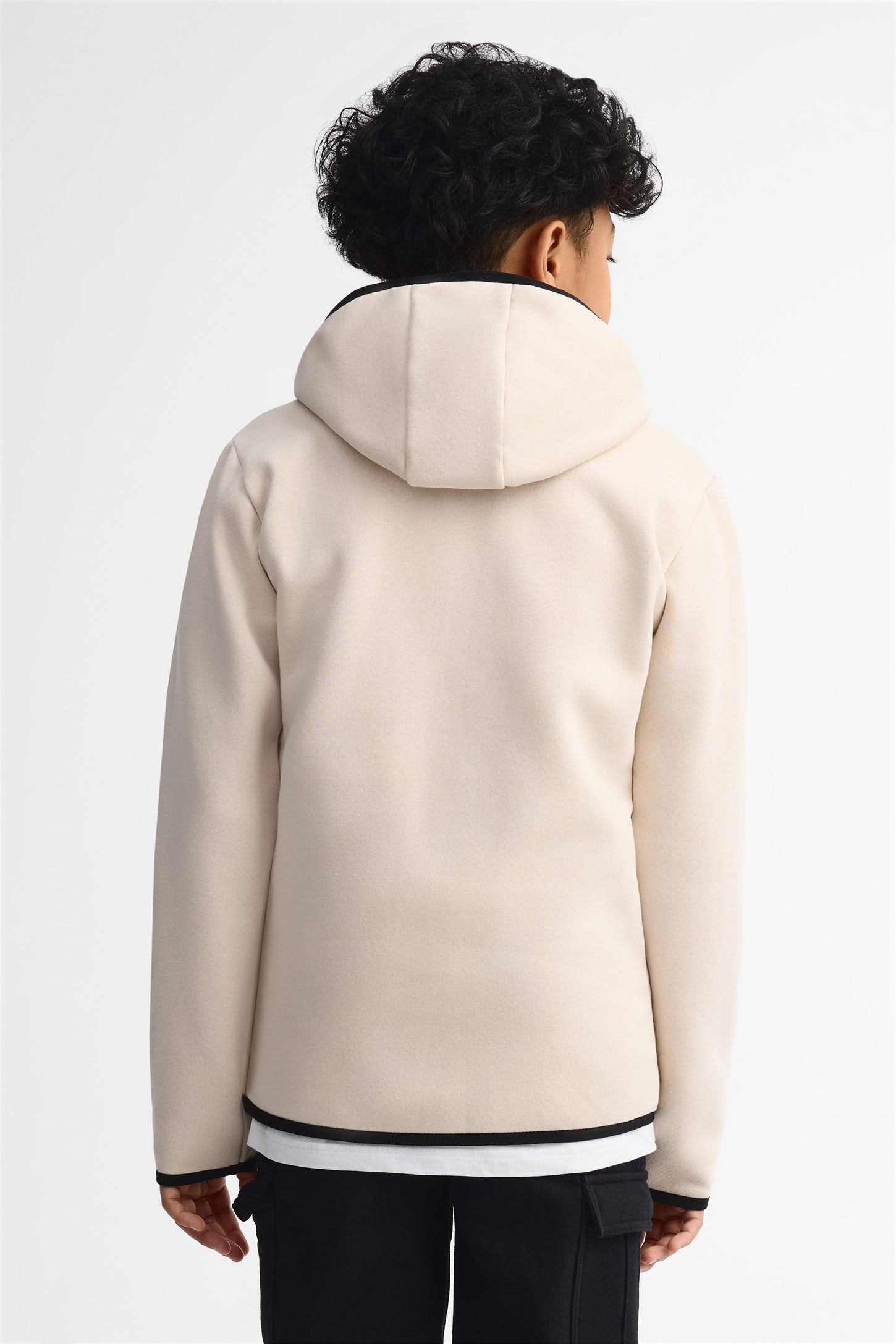 Veste à capuchon athlétique - Ado garçon && BEIGE/MULTI
