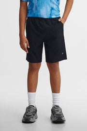 Short athlétique extensible - Ado garçon && NOIR