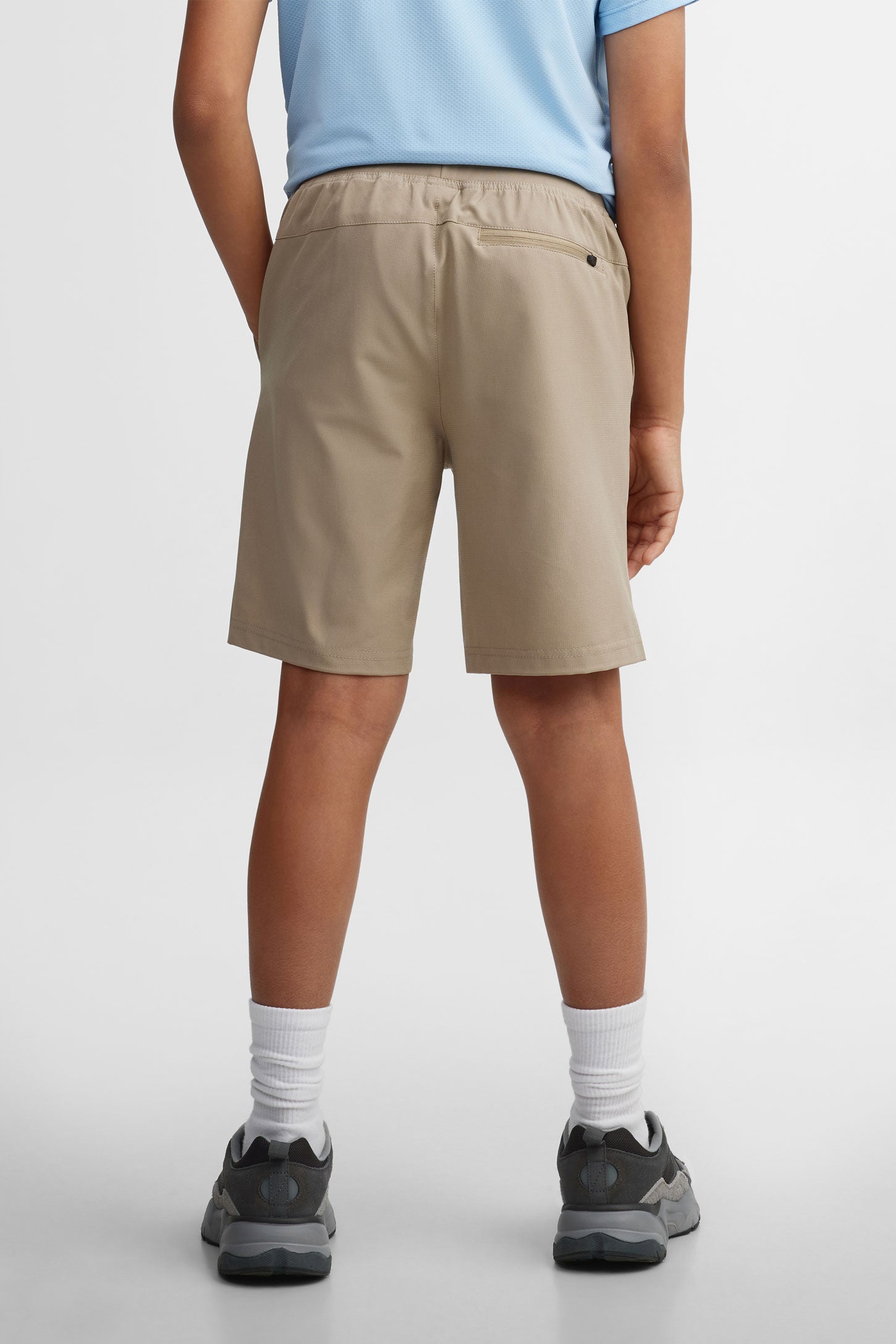 Short athlétique extensible - Ado garçon && BEIGE