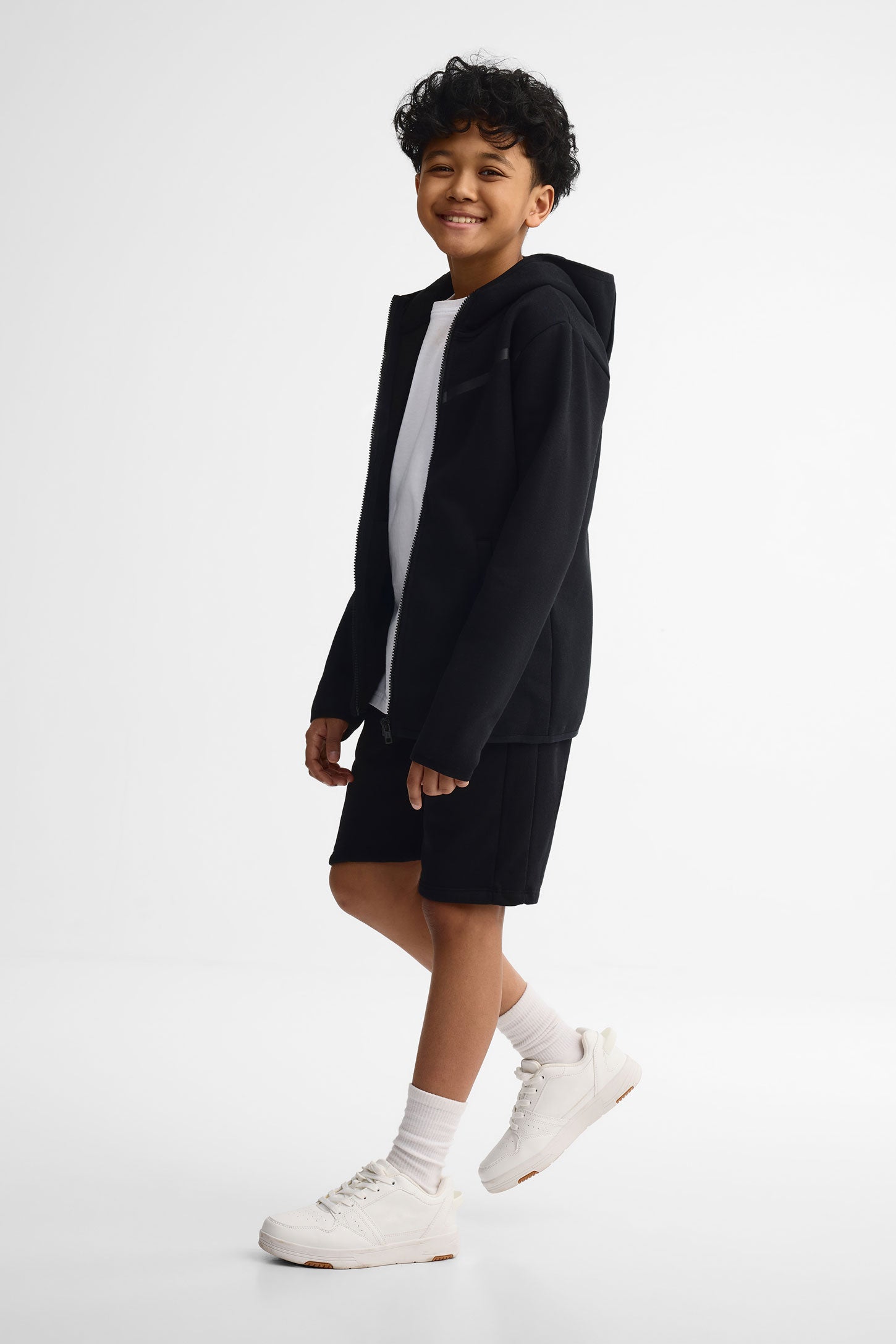 Short athlétique - Ado garçon && NOIR