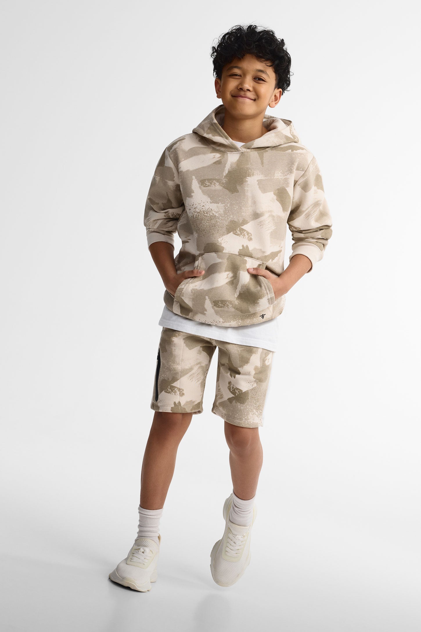 Short athlétique - Ado garçon && BEIGE/MULTI