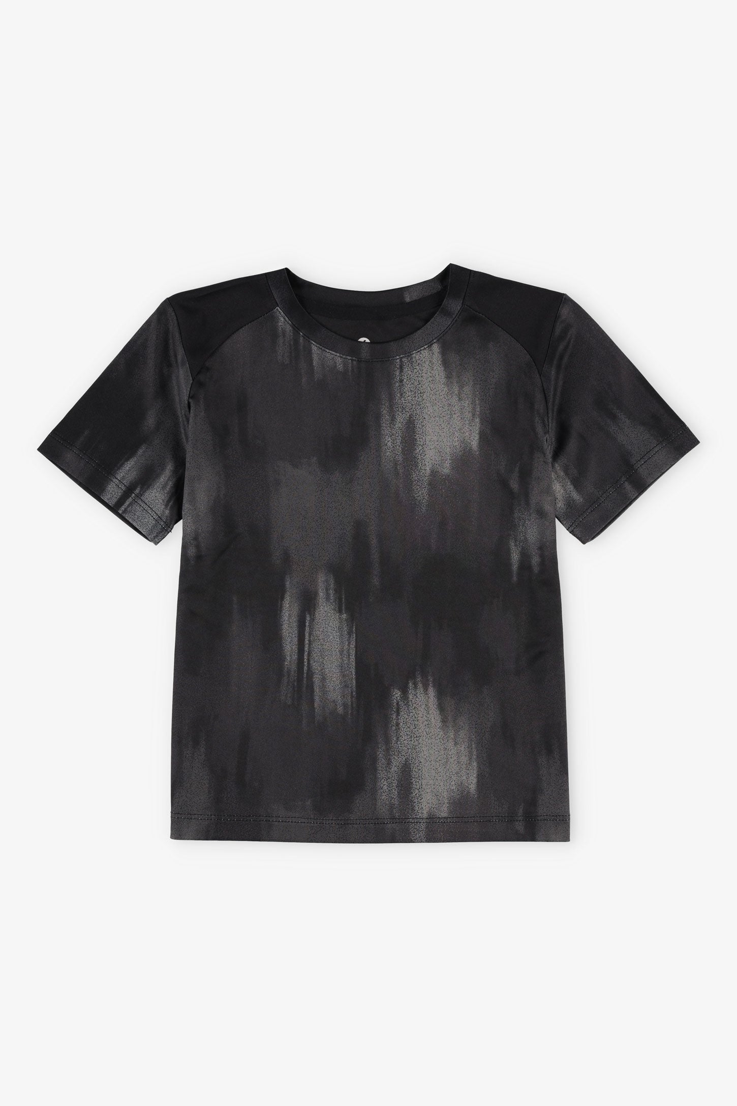 T-shirt col rond athlétique - Enfant garçon && NOIR/MULTI