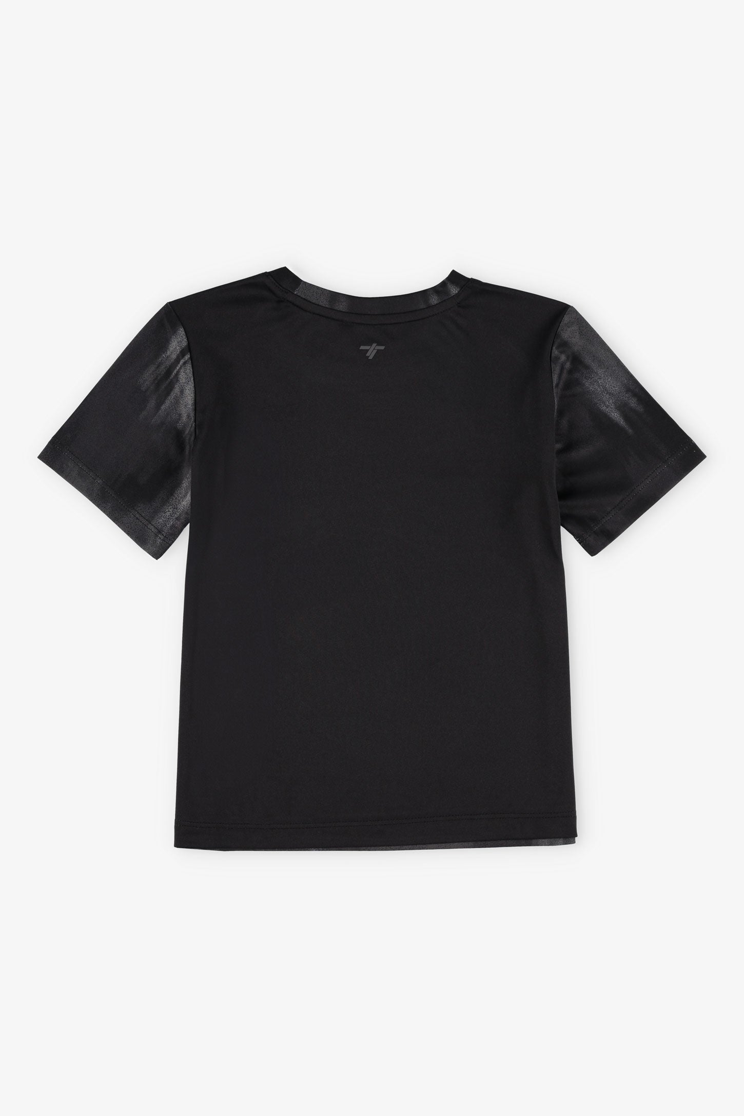 T-shirt col rond athlétique - Enfant garçon && NOIR/MULTI