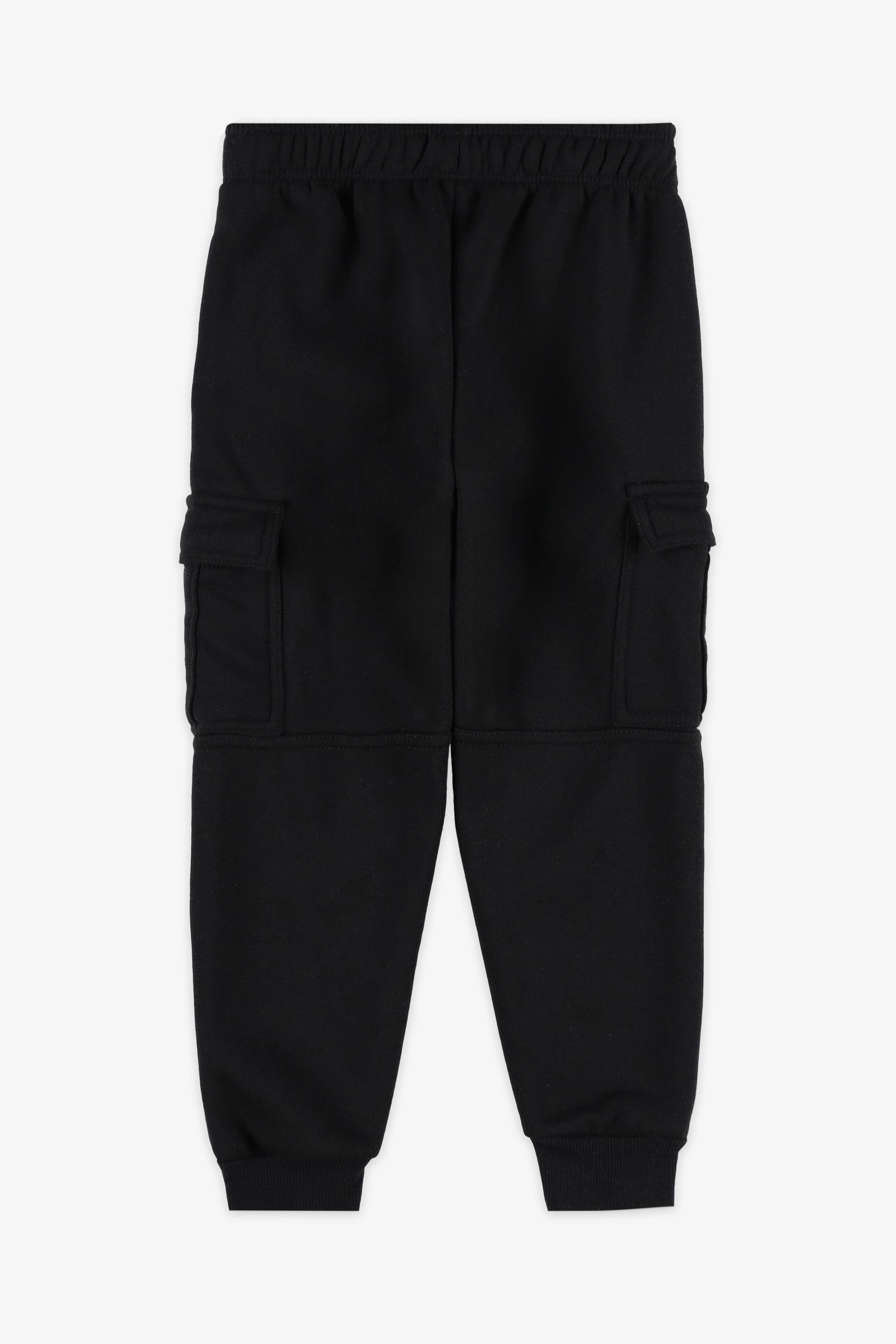 Pantalon jogger cargo athlétique - Enfant garçon && NOIR