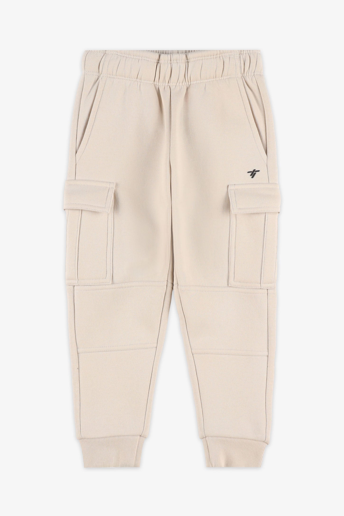 Pantalon jogger cargo athlétique - Enfant garçon && BEIGE