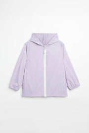 Manteau résistant à l'eau convertible - Enfant fille && LILAS