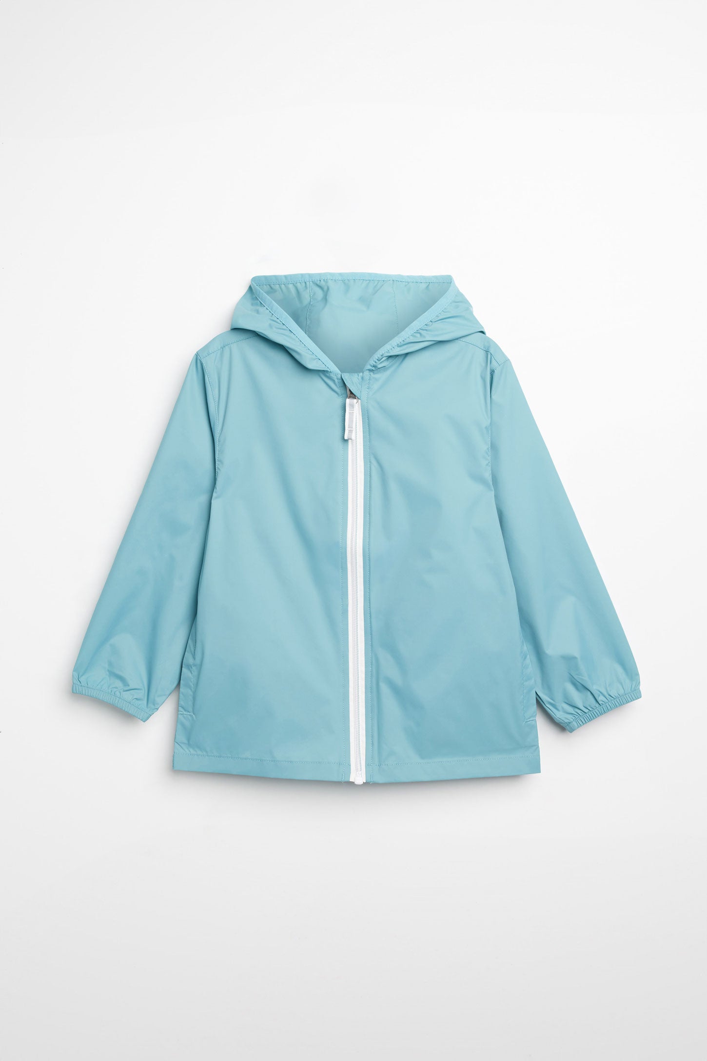 Manteau résistant à l'eau convertible - Enfant fille && TURQUOISE