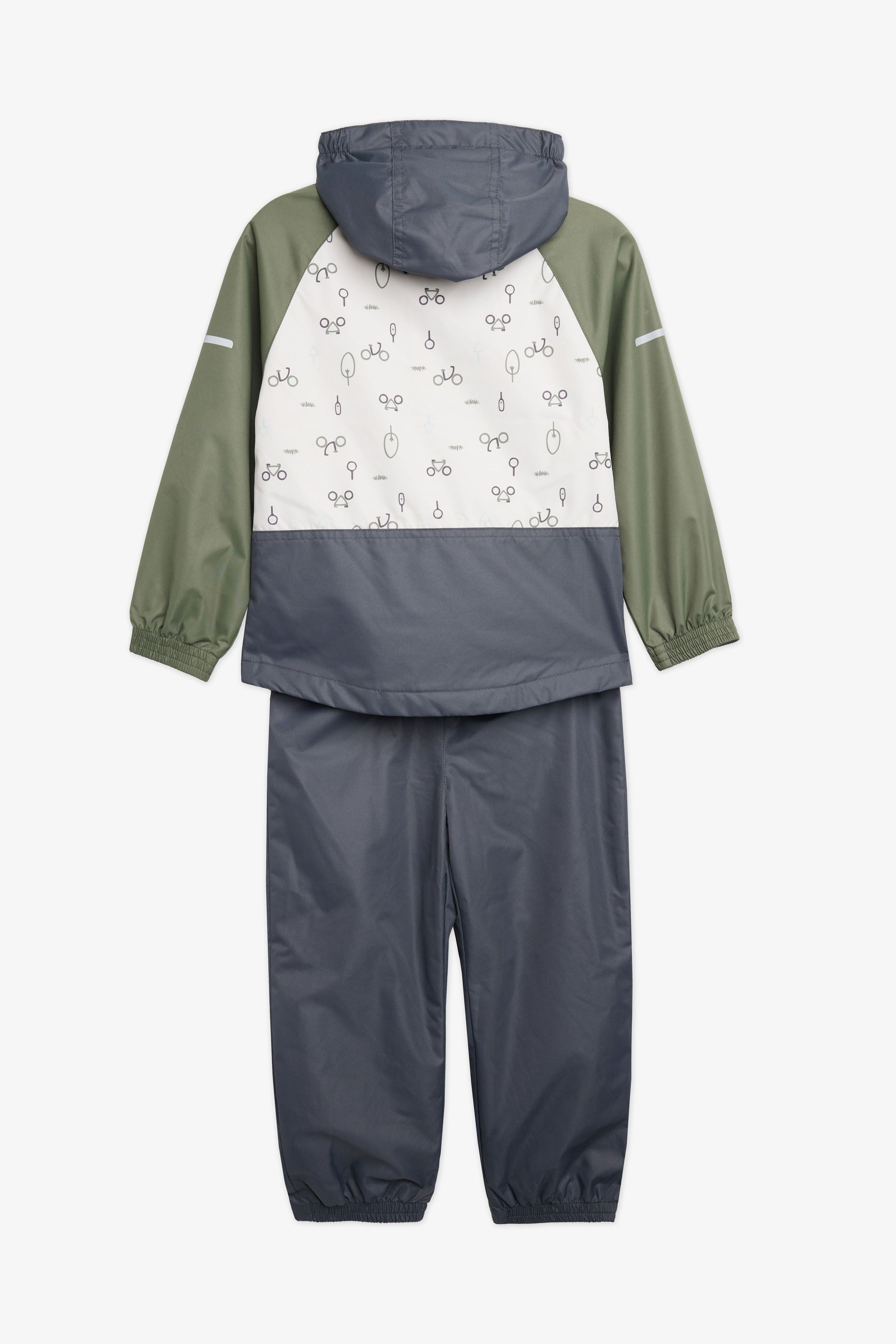 Ensemble de pluie 2-pièces mi-saison - Enfant garçon && KAKI
