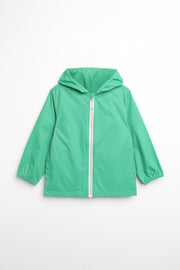 Manteau résistant à l'eau convertible - Enfant garçon && VERT