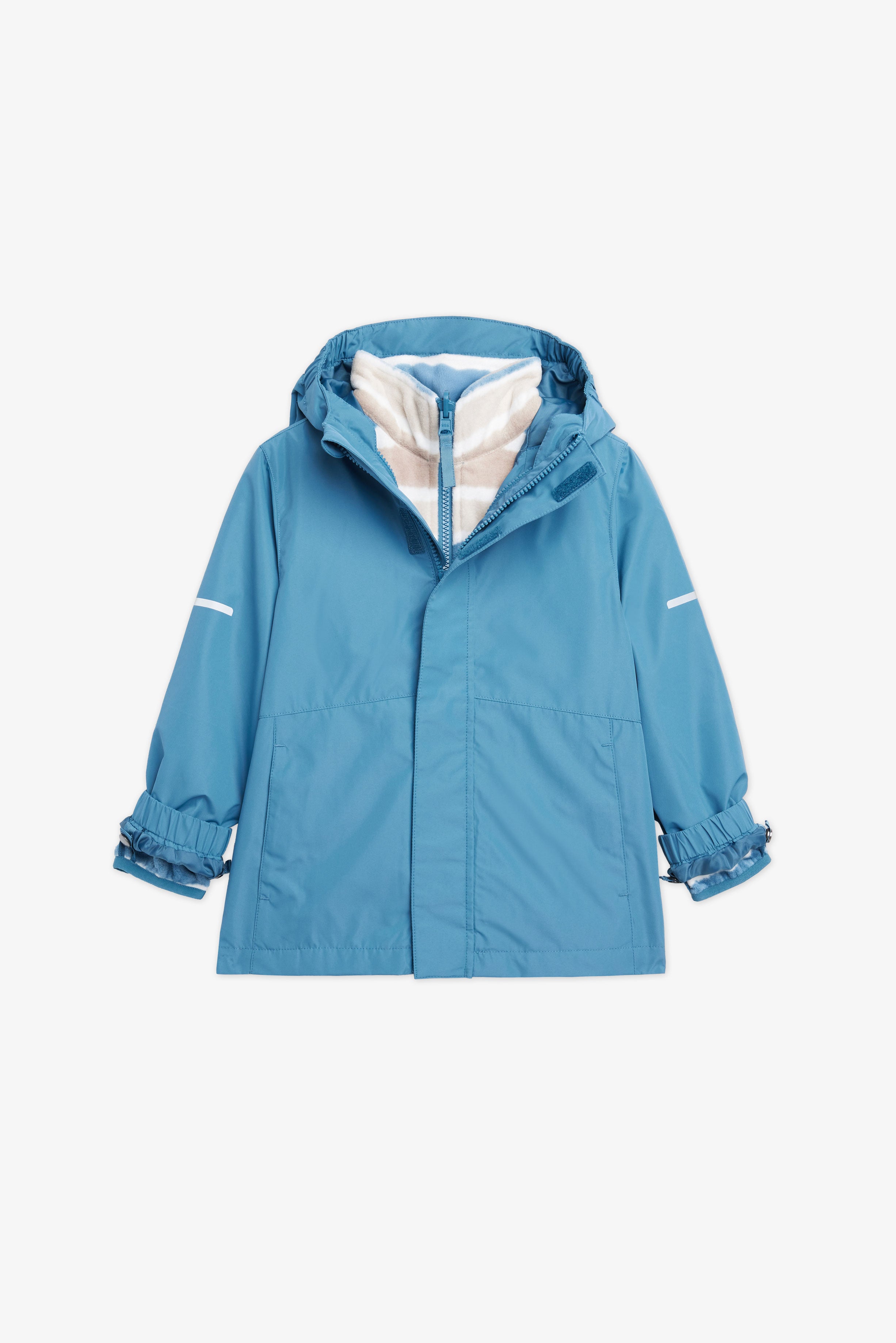 Manteau 3-en-1 résistant à l'eau - Enfant garçon && BLEU