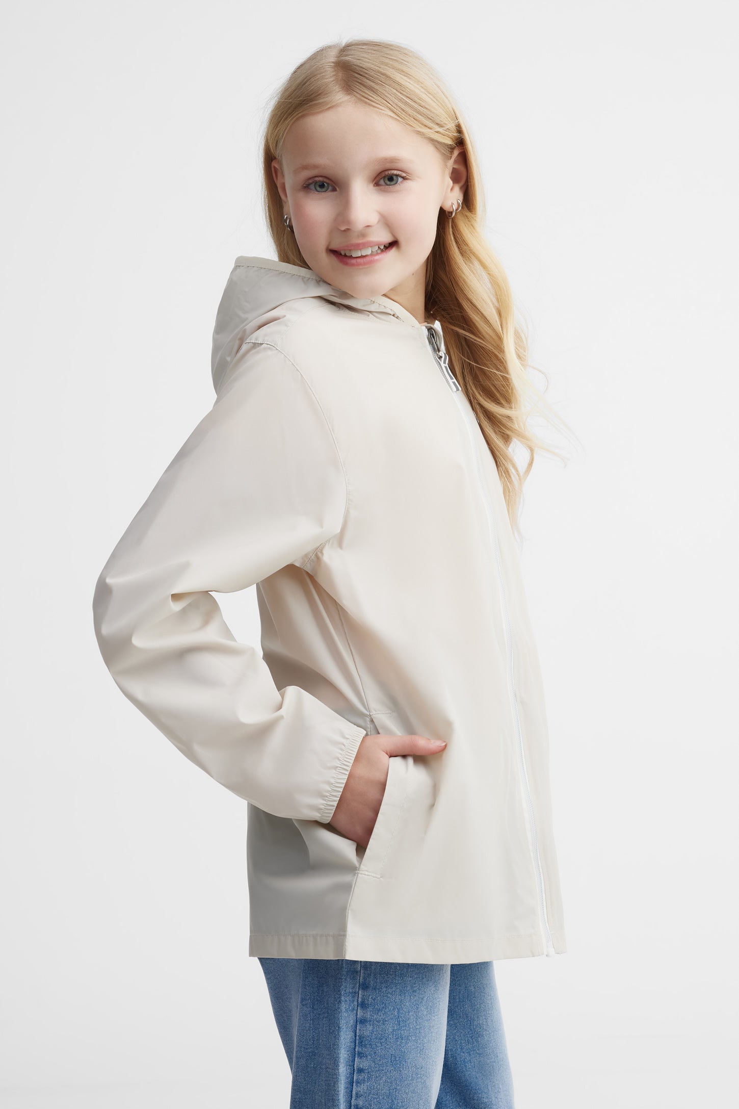 Manteau mi-saison convertible - Ado fille && BEIGE