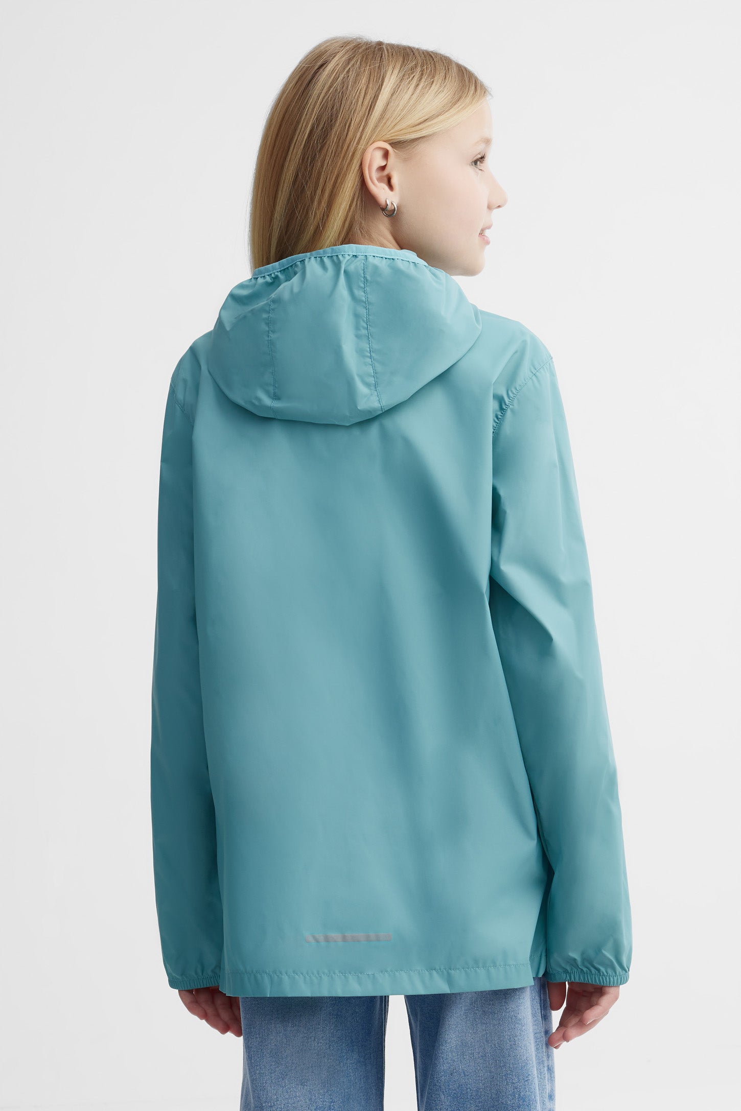Manteau mi-saison convertible - Ado fille && TURQUOISE
