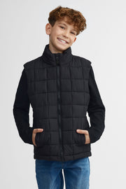 Veste matelassée sans manches - Ado garçon && NOIR