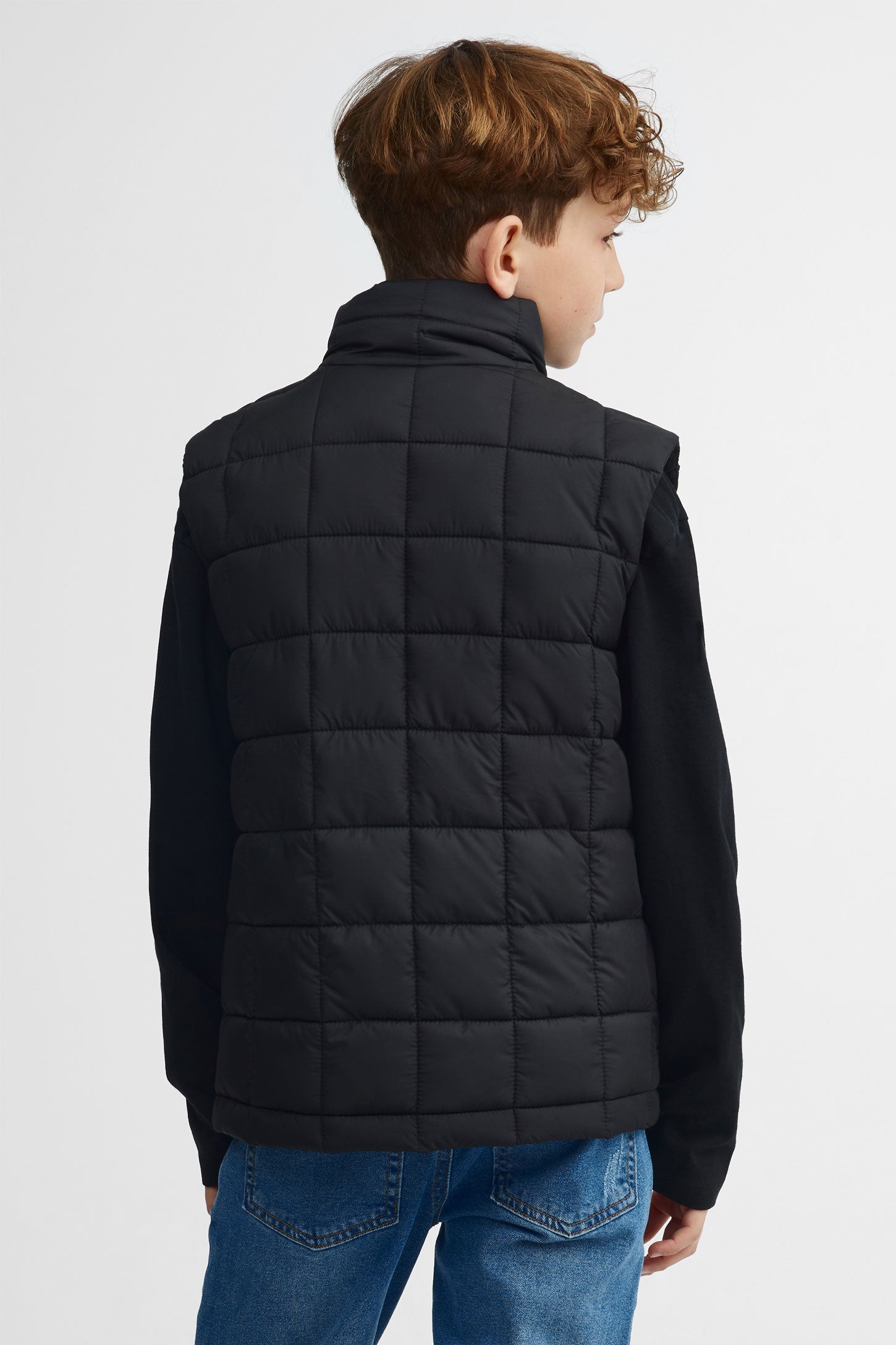 Veste matelassée sans manches - Ado garçon && NOIR