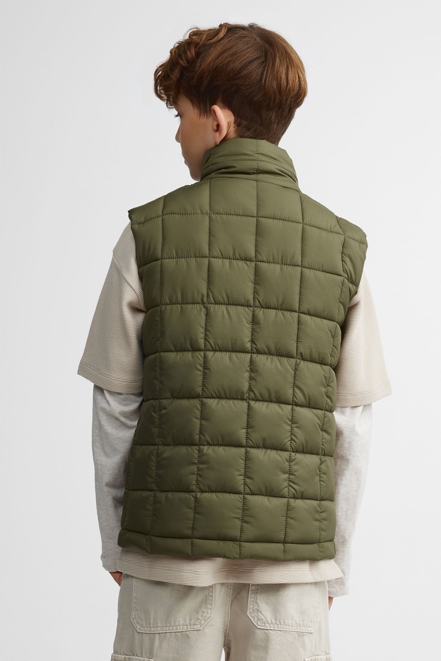 Veste matelassée sans manches - Ado garçon && KAKI