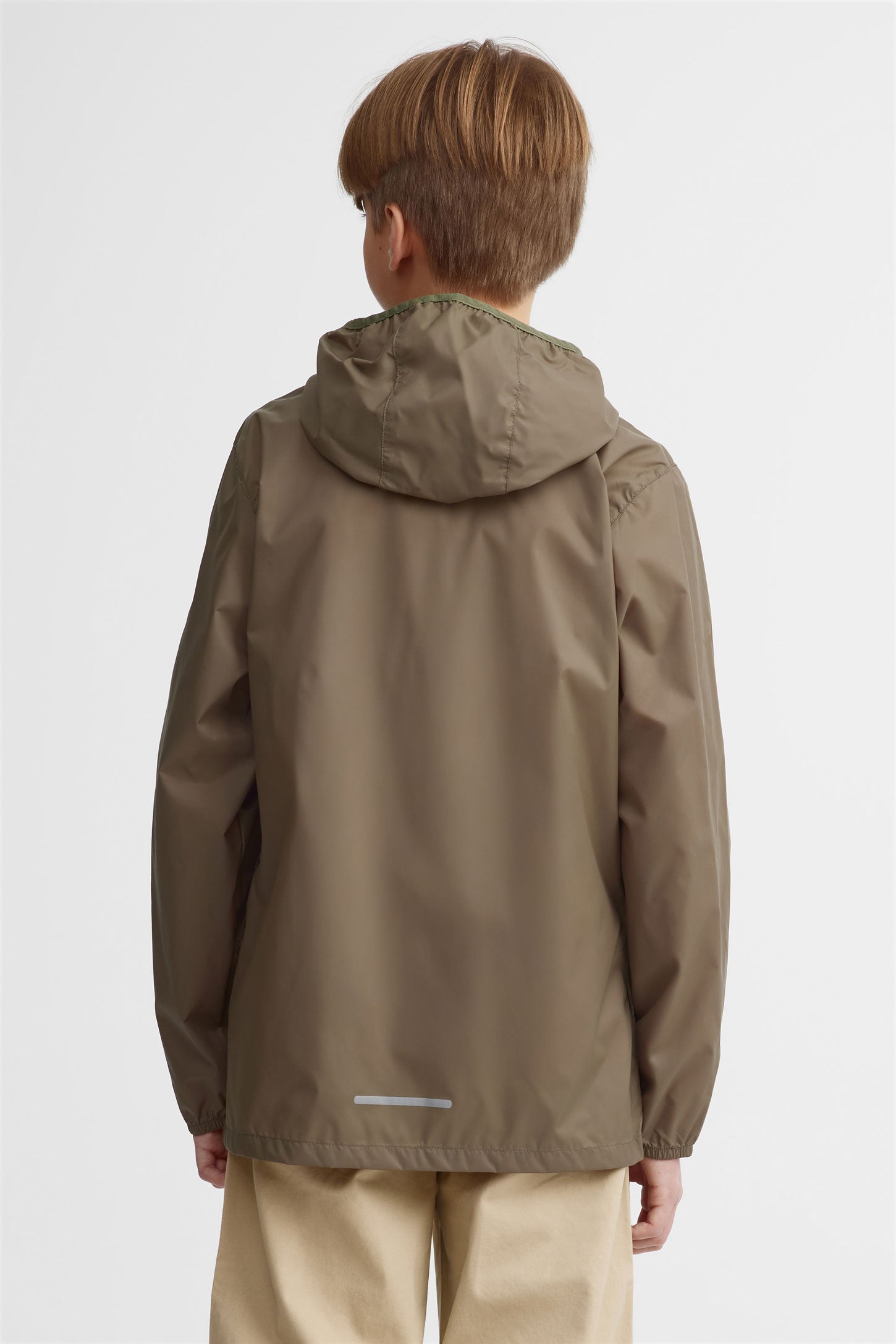 Manteau résistant à l'eau convertible - Ado garçon && KAKI