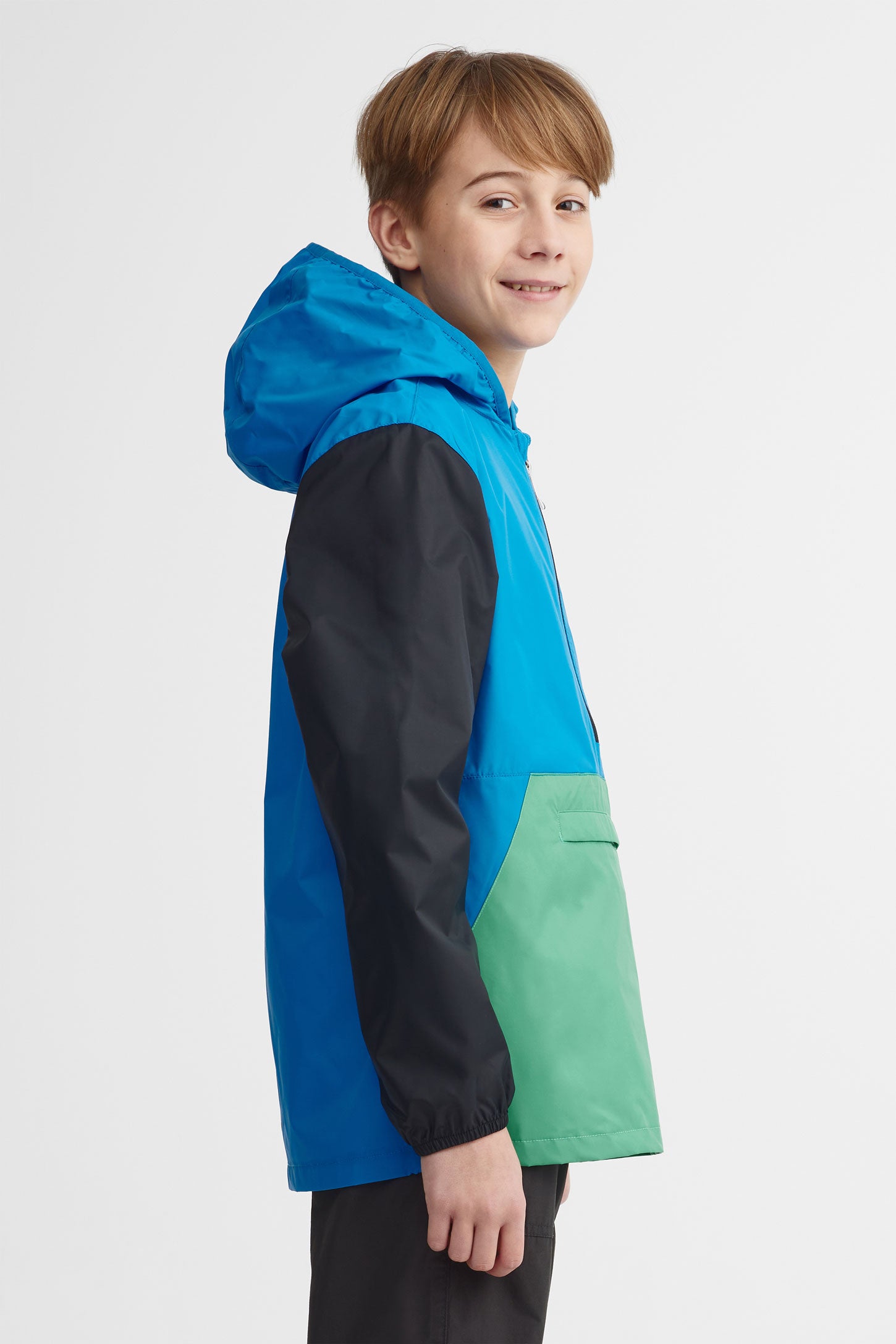 Manteau anorak convertible - Ado garçon && BLEU MULTI