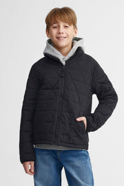 Manteau résistant à l'eau - Ado garçon && NOIR