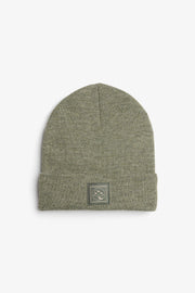 Tuque à revers tricot côtelé - Ado garçon && KAKI