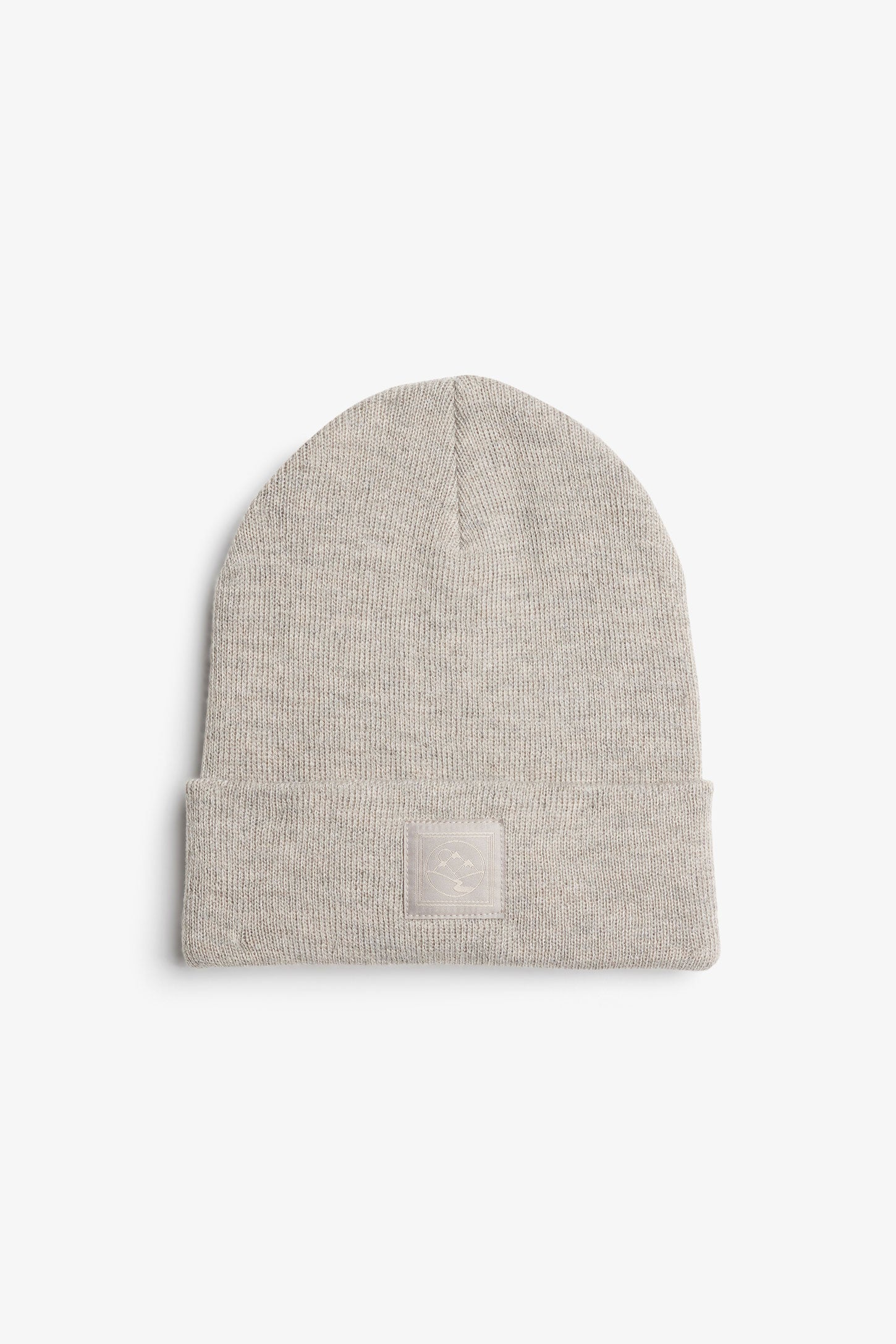 Tuque à revers tricot côtelé - Ado garçon && TAUPE