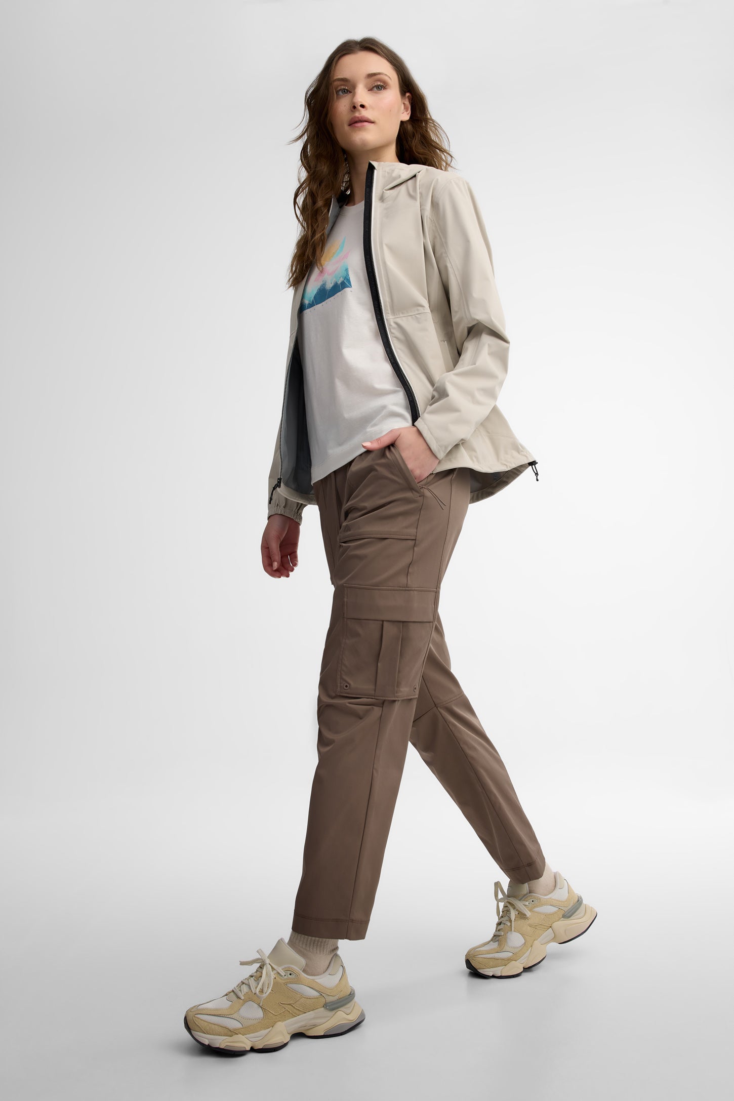 Manteau imperméable BM - Femme && BEIGE