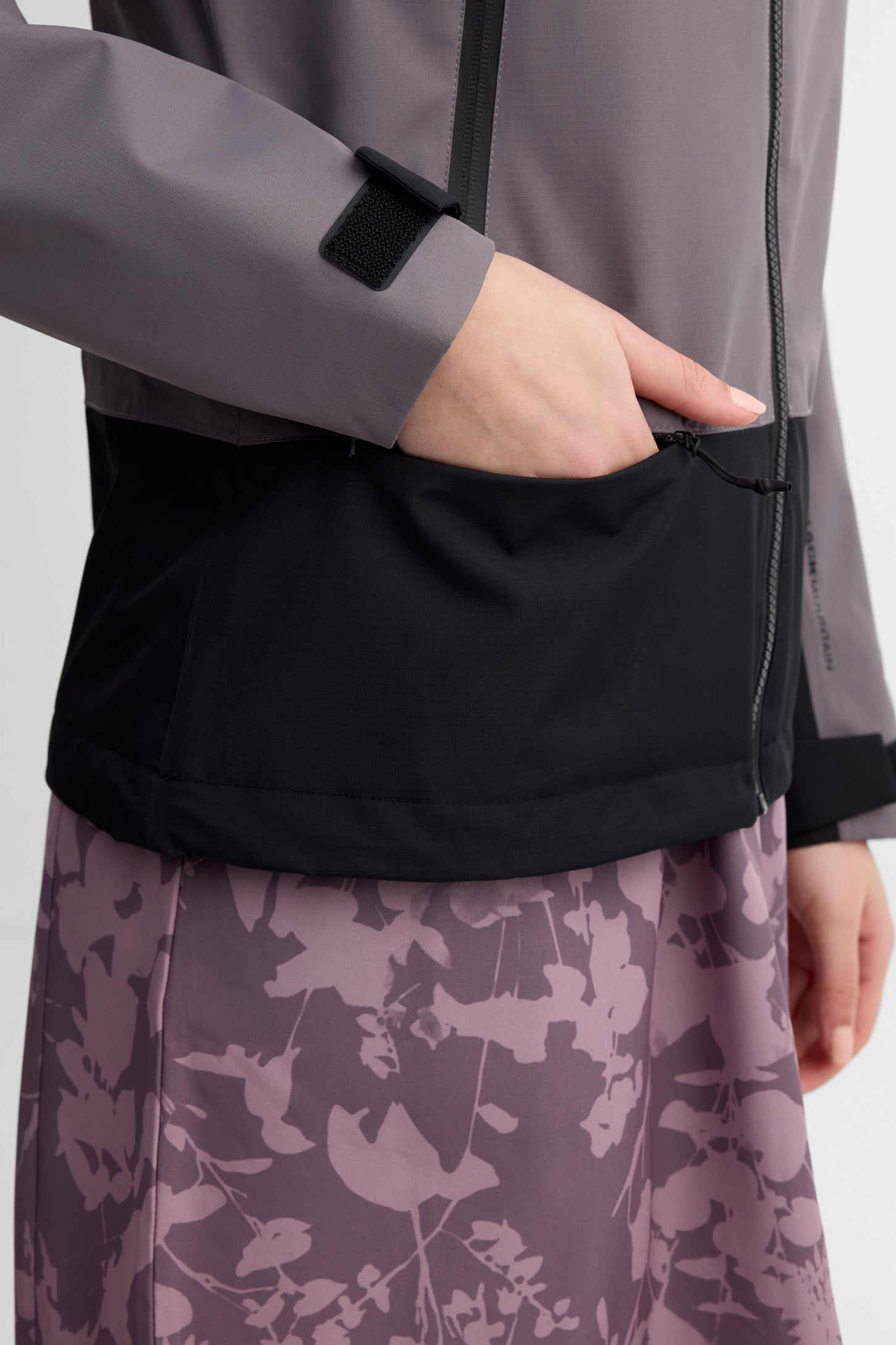 Manteau imperméable BM - Femme && MAUVE